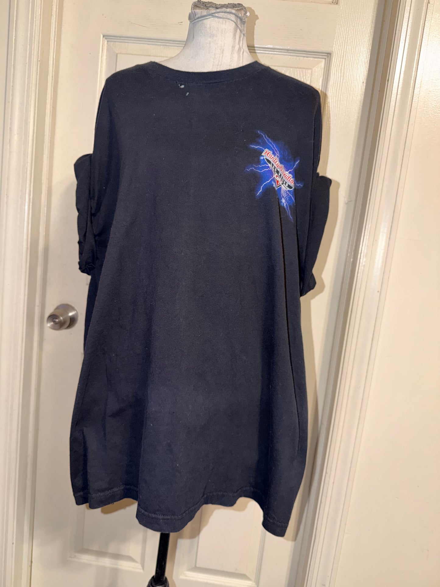 Harley Davidson Vintage Double Sided Oversized Tee