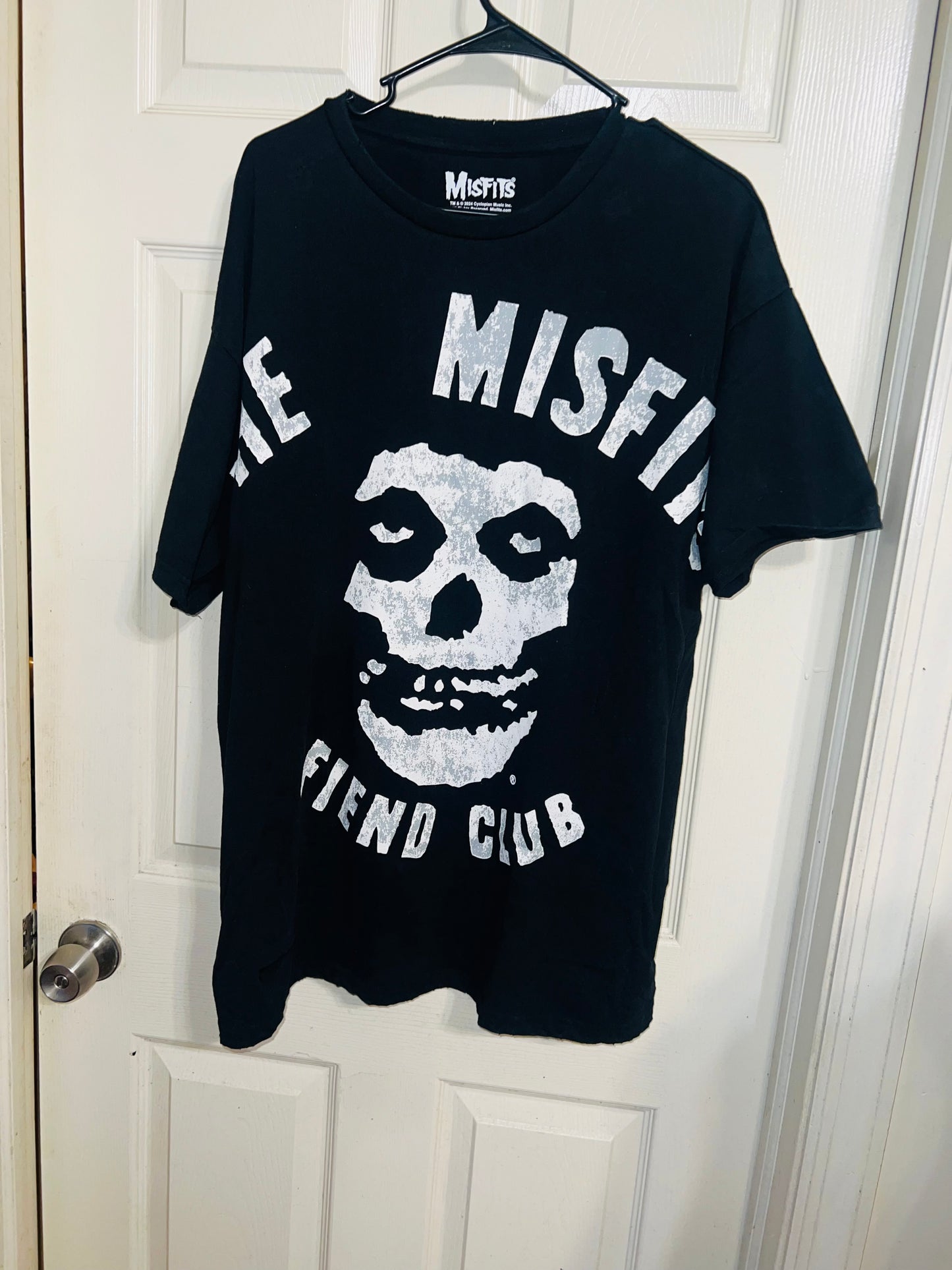 The Misfits Fiend Club Oversized Distressed Tee