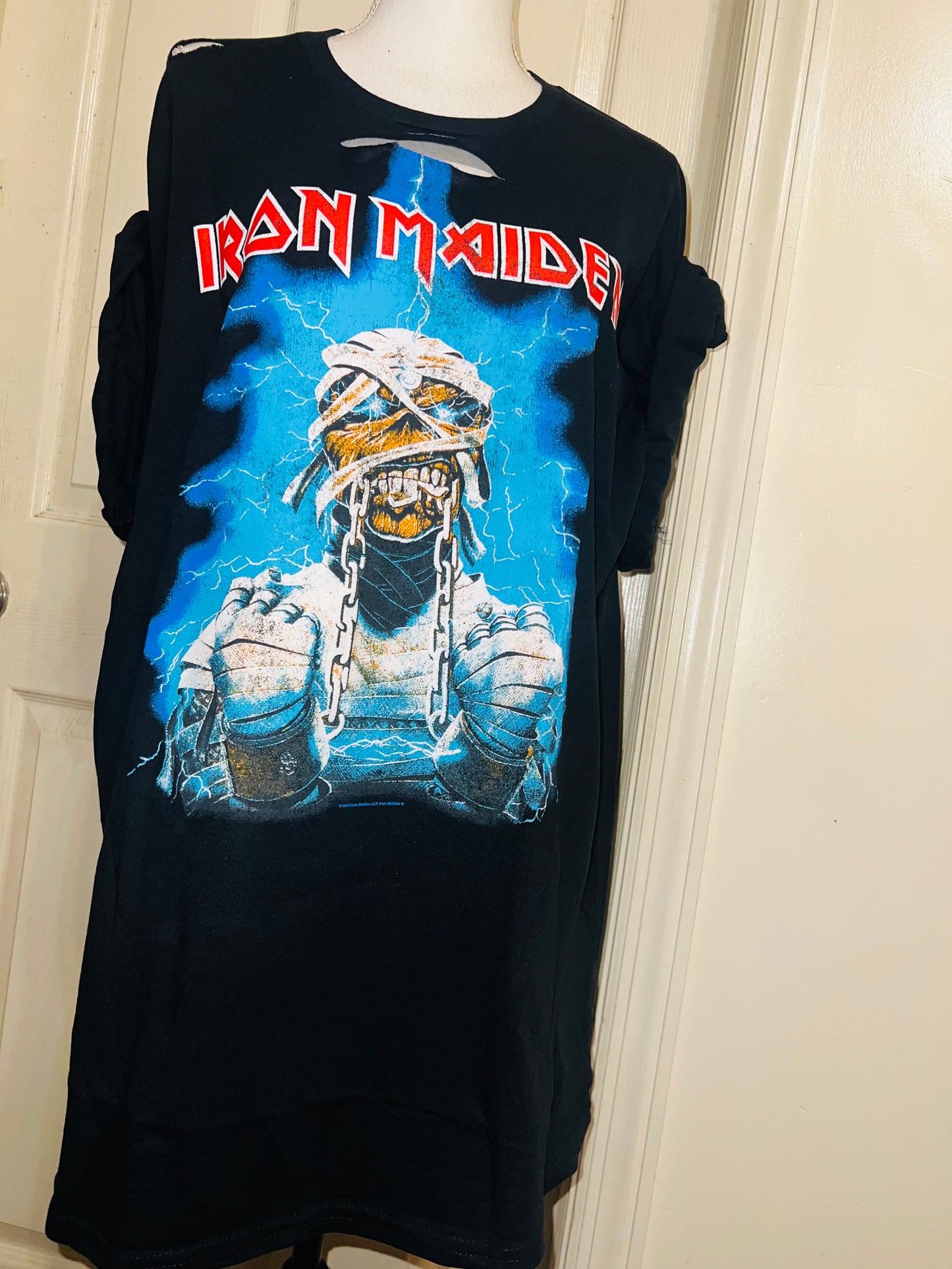 Iron Maiden Oversized Distressed Tee