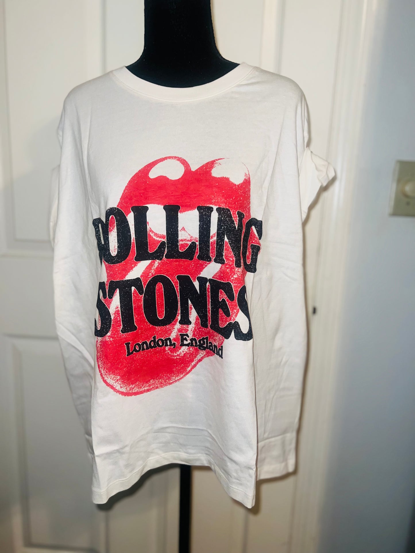 The Rolling Stones Oversized Distressed Tee