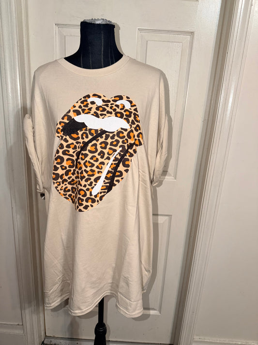 The Rolling Stones Oversized Distressed Tee