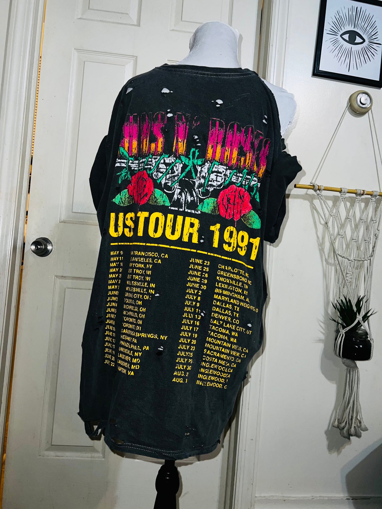 Guns n Roses Double Sided Oversized Tee/Dress