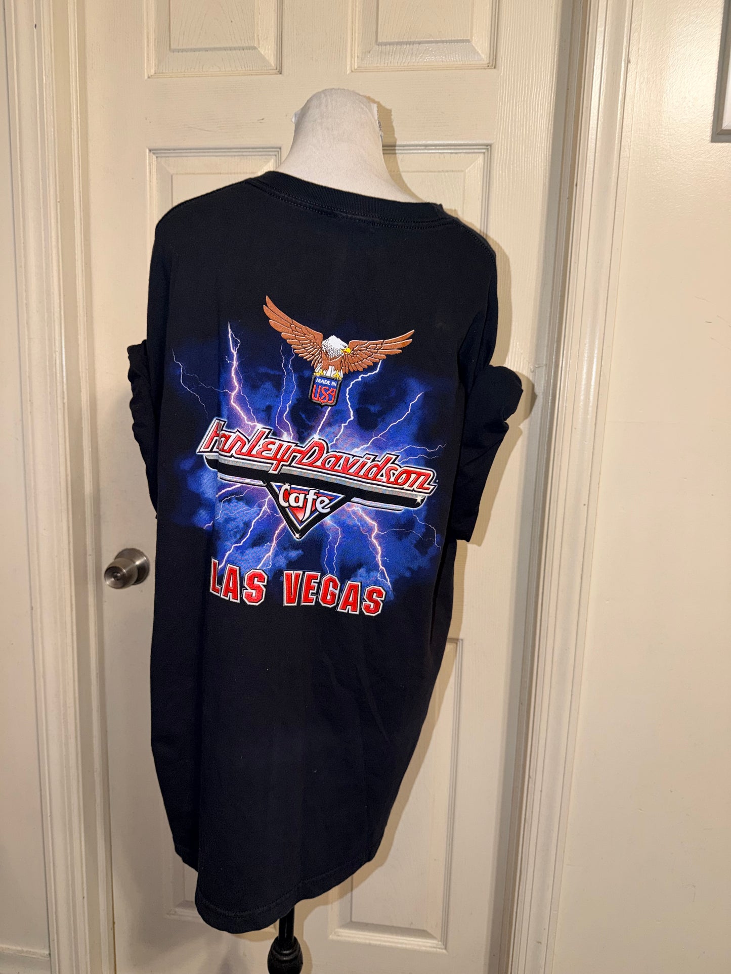 Harley Davidson Vintage Double Sided Oversized Tee