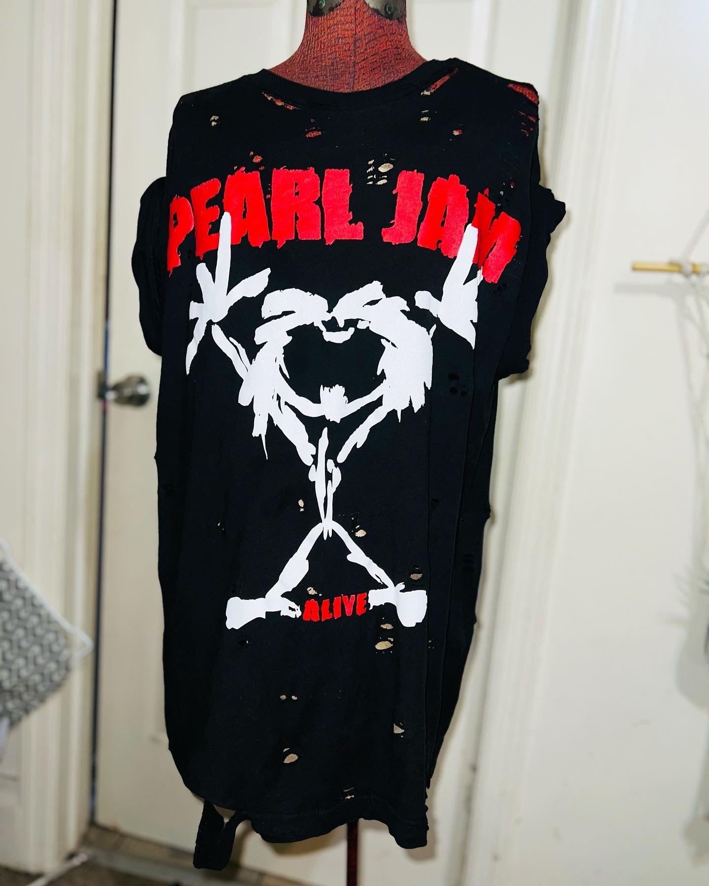 Pearl Jam Double Sided Oversized Tee