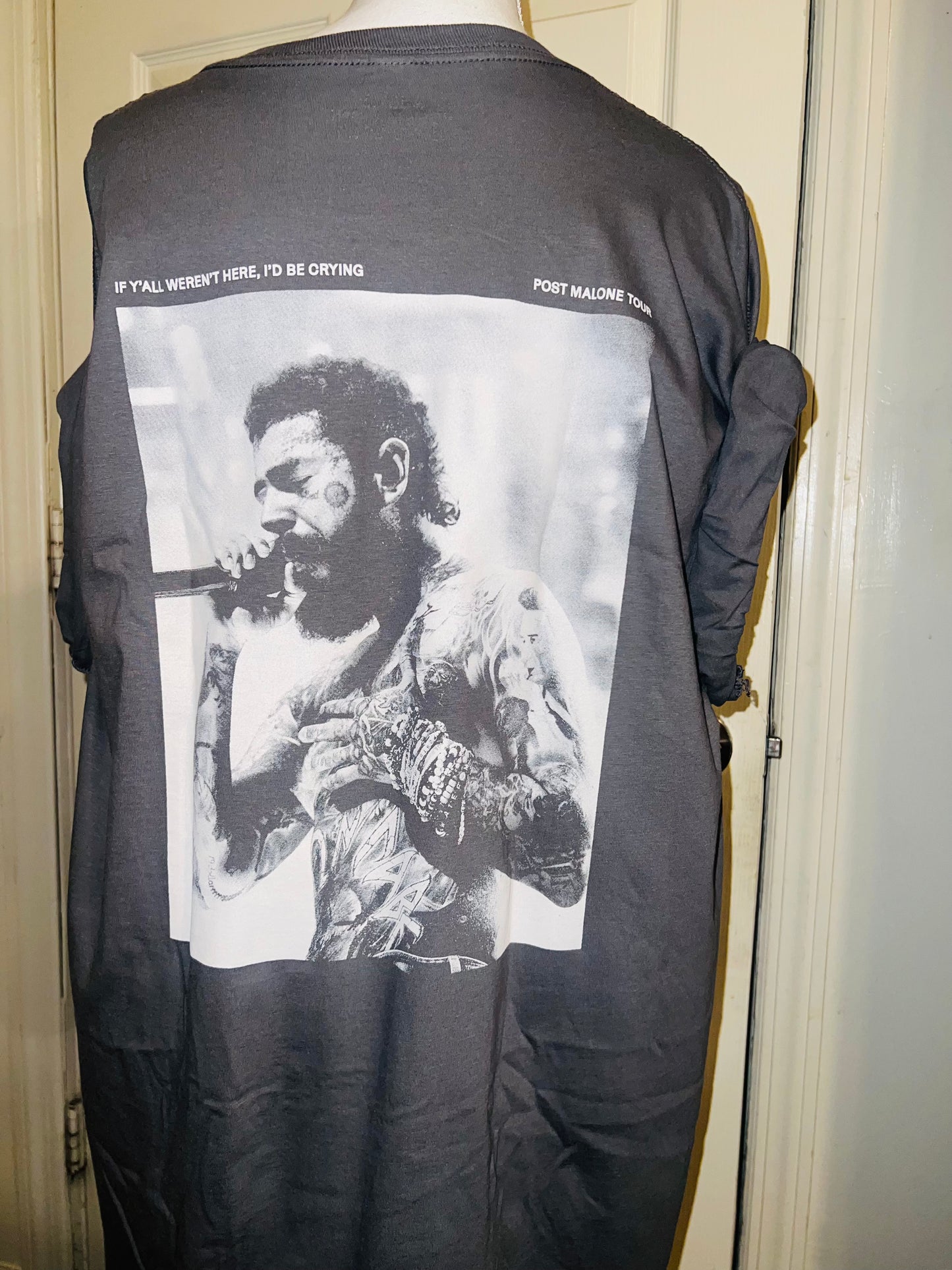 Post Malone Double Sided Oversized Distressed Tee