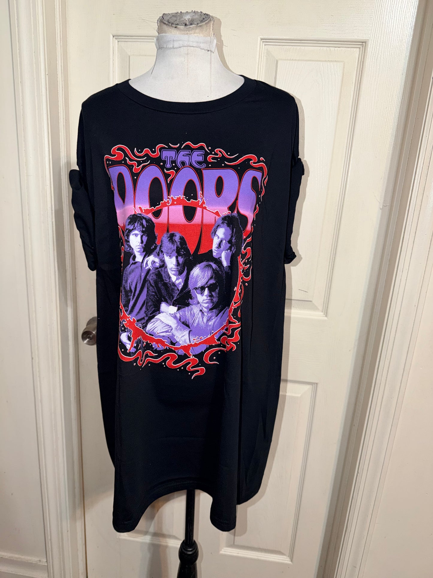 The Doors Double Sided Oversized Distressed Tee