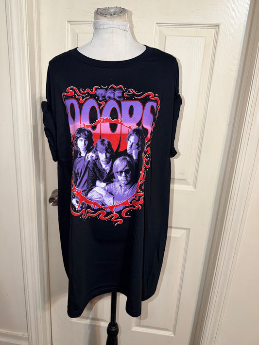 The Doors Double Sided Oversized Distressed Tee