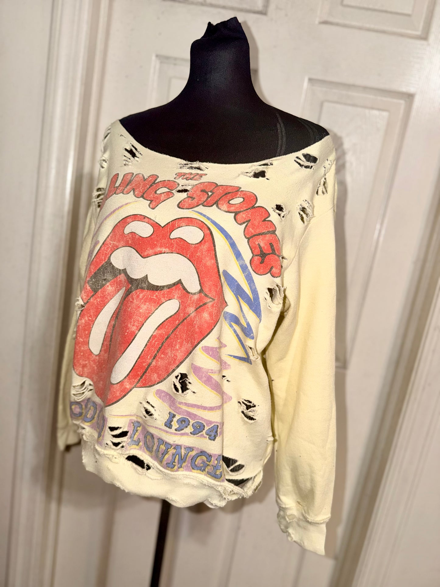 The Rolling Stones Distressed Sweatshirt