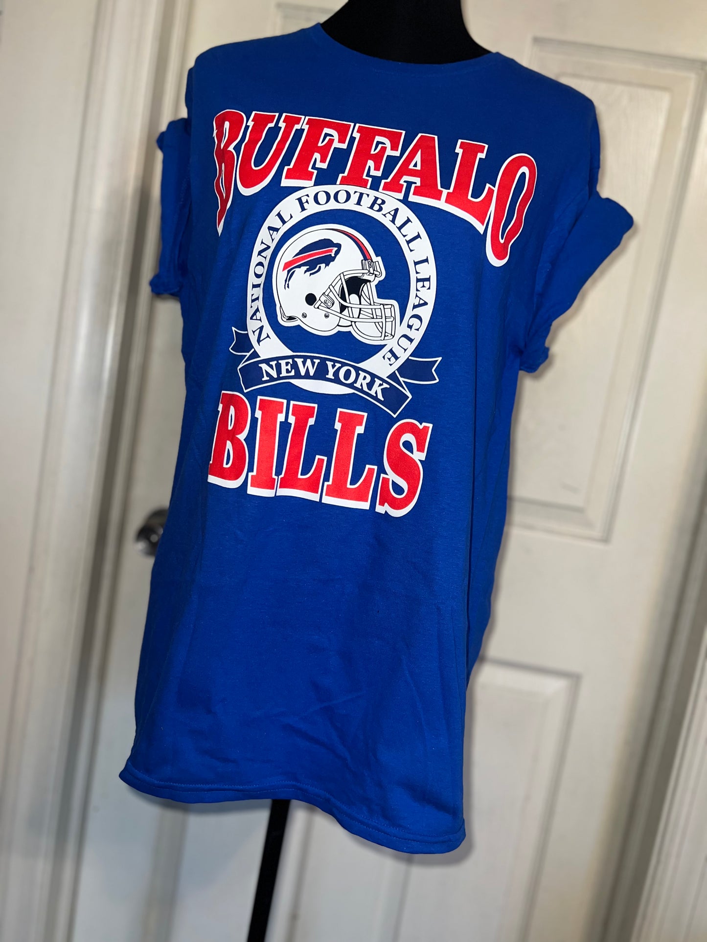 Buffalo Bills Oversized Distressed Tee