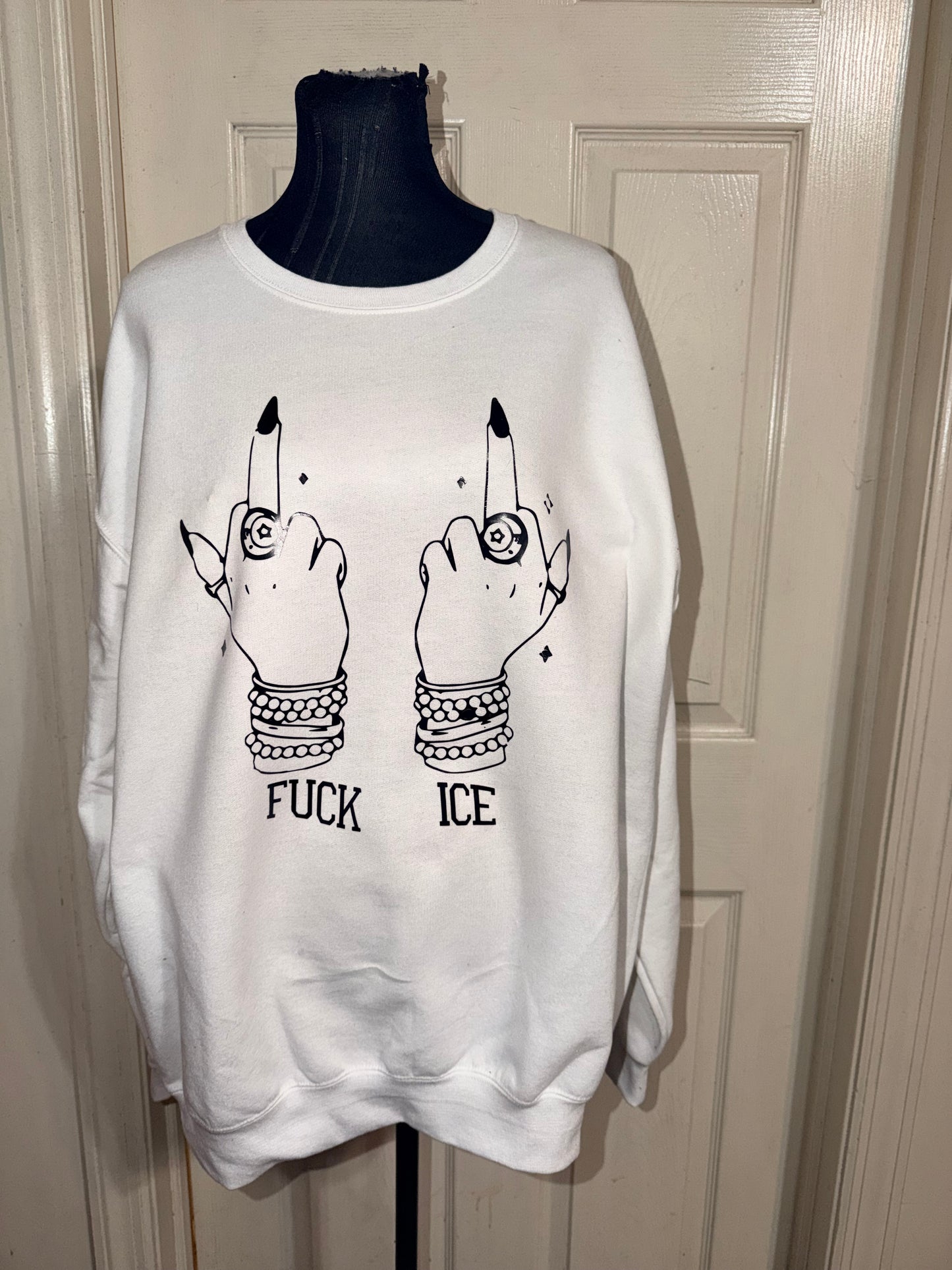 F ICE Oversized Sweatshirt & Tee