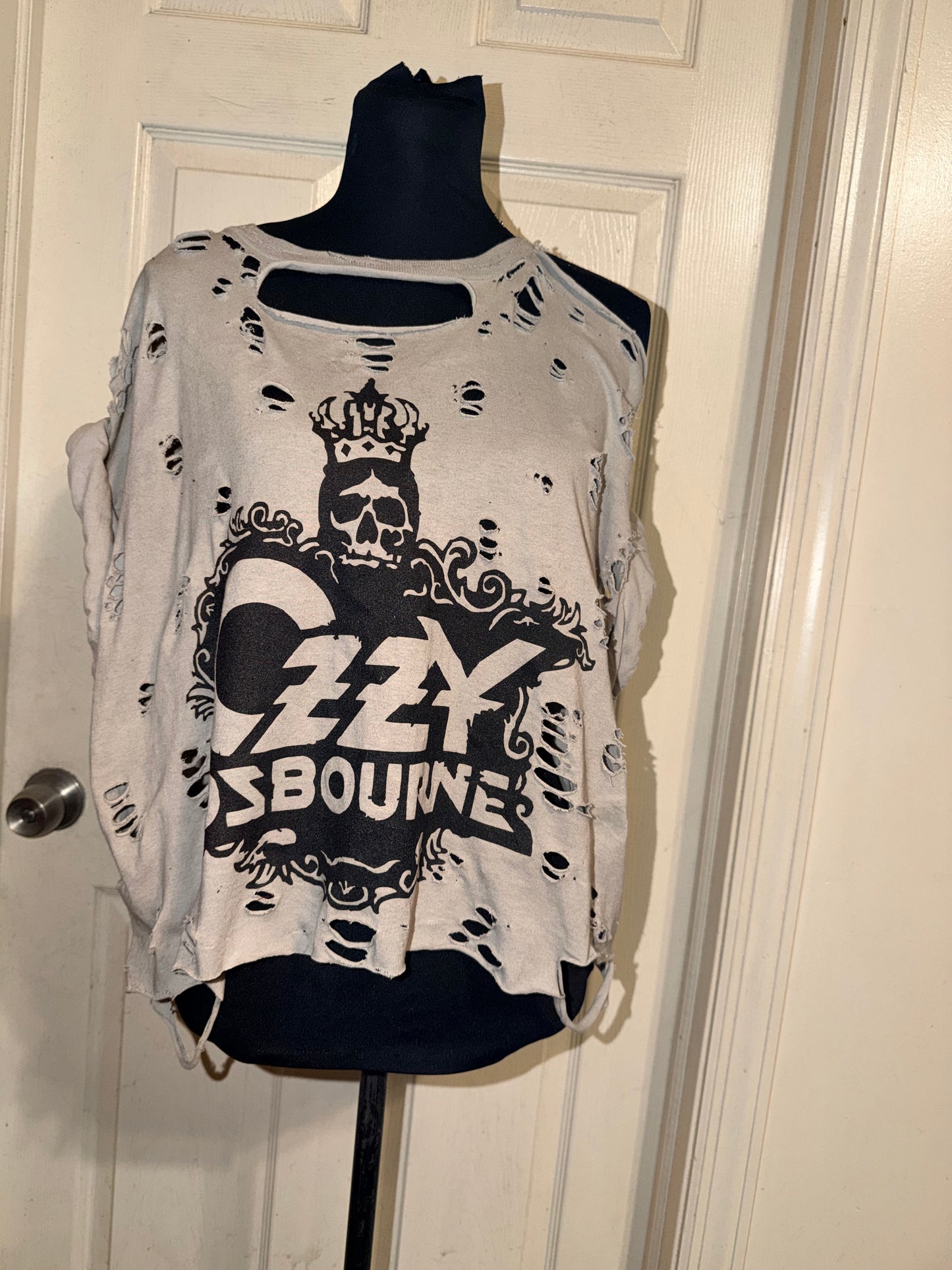 Ozzy Osbourne Oversized Distressed Tee (As Is)
