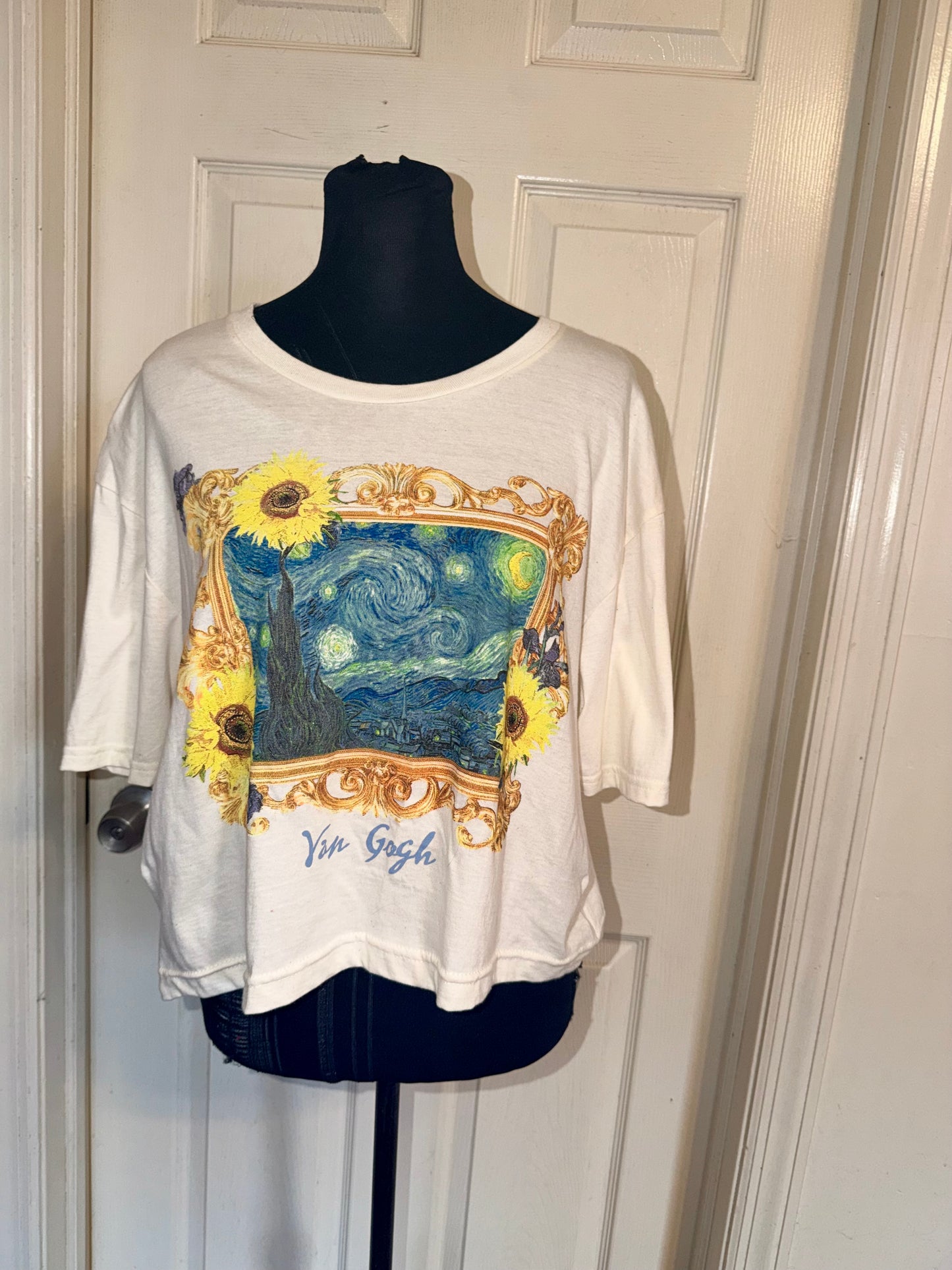 Vincent Van Gogh Cropped Tee