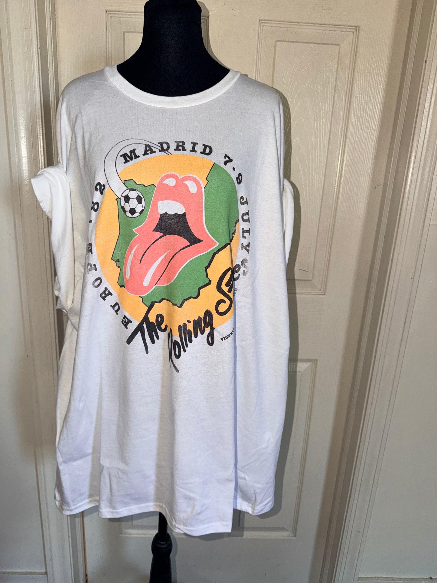 The Rolling Stones Oversized Distressed Tee