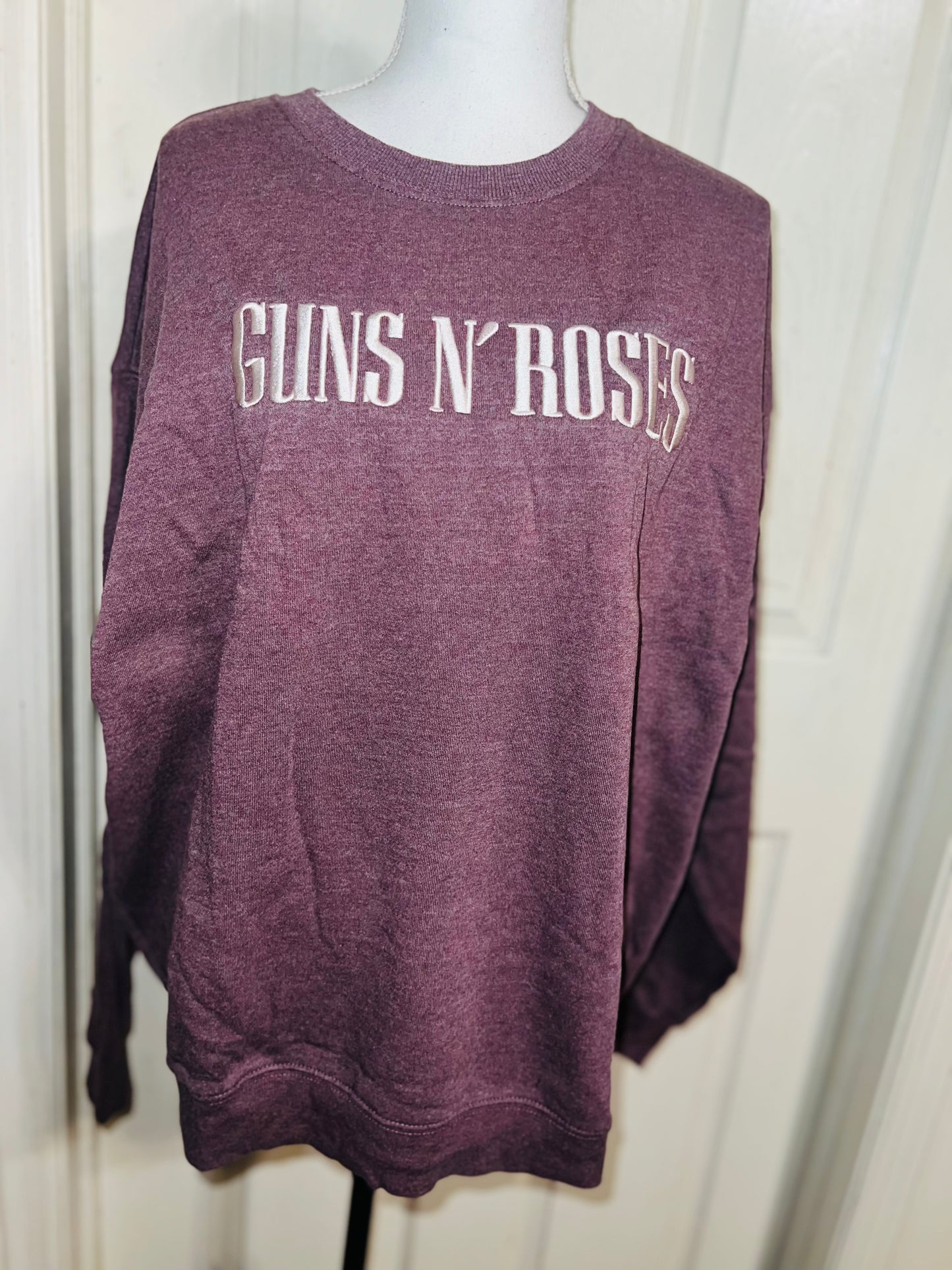 Guns n Roses Oversized Distressed Sweatshirt