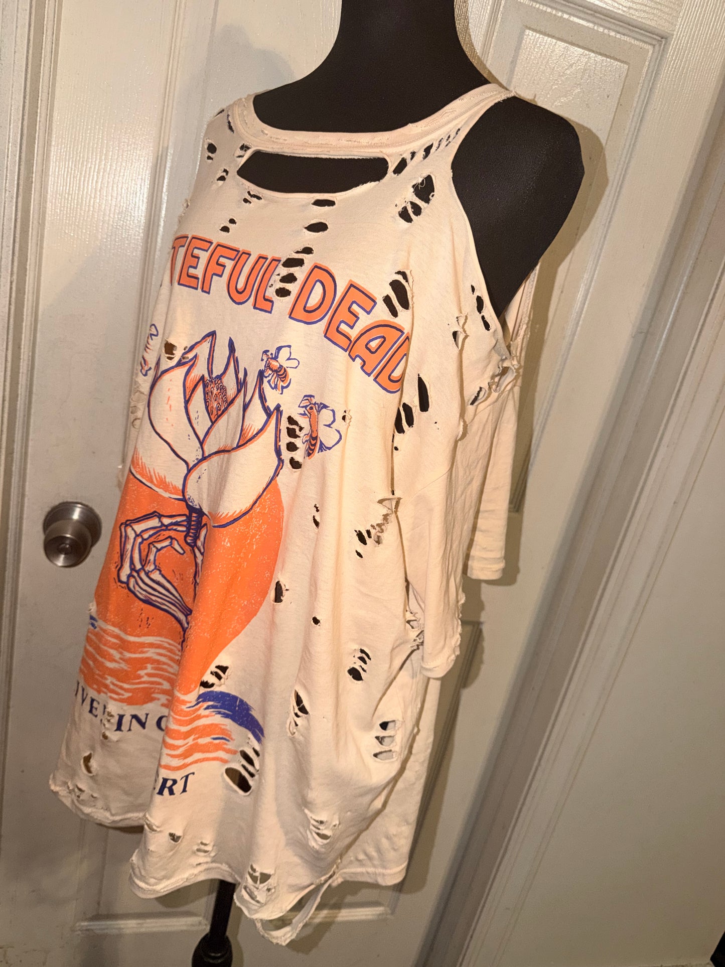Grateful Dead Oversized Distressed Tee (as is)