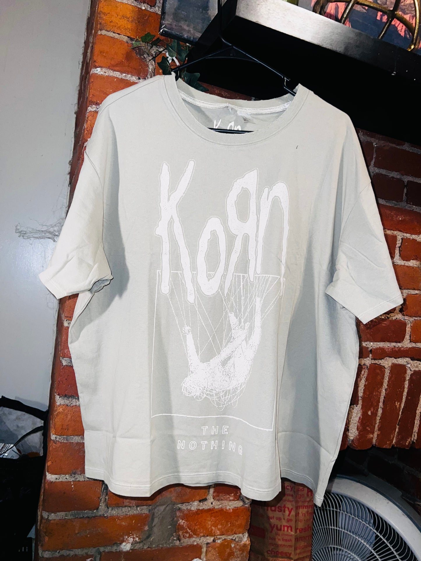 Korn Oversized Distressed Tee