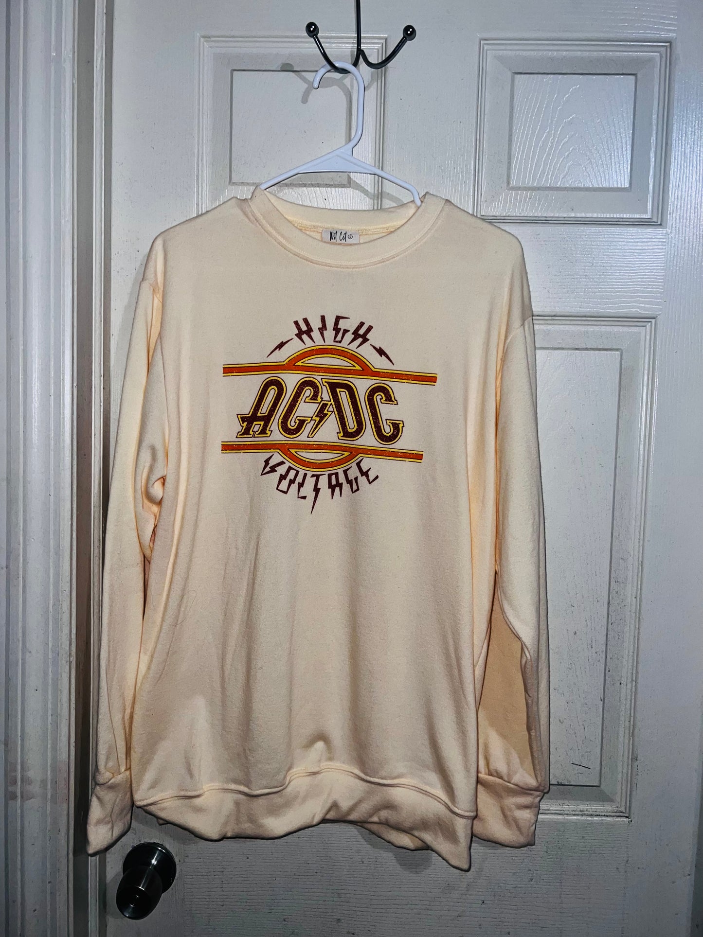 AC/DC Oversized Long Sleeve Shirt/Sweatshirt