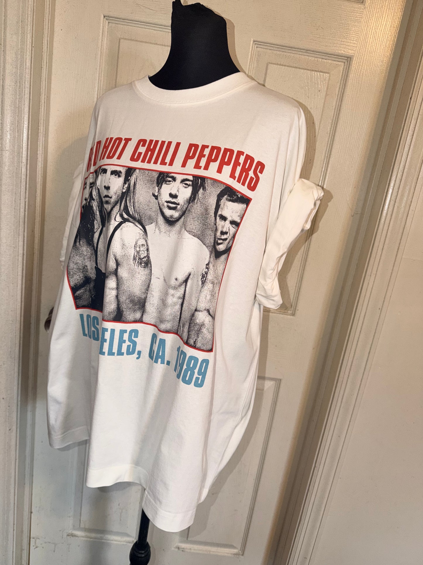 Red Hot Chili Peppers Oversized Distressed Tee