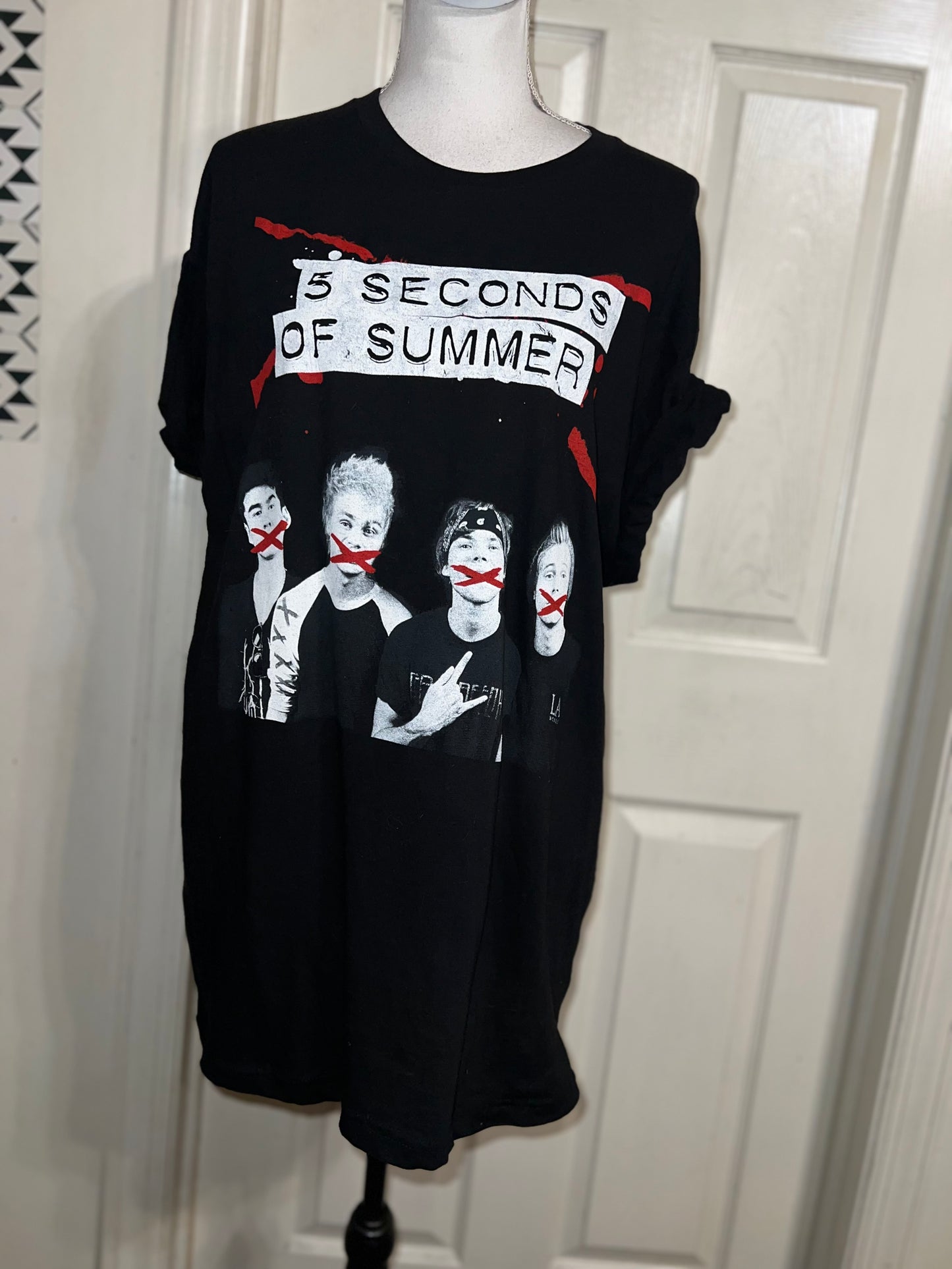 5 Seconds of Summer Distressed Tee