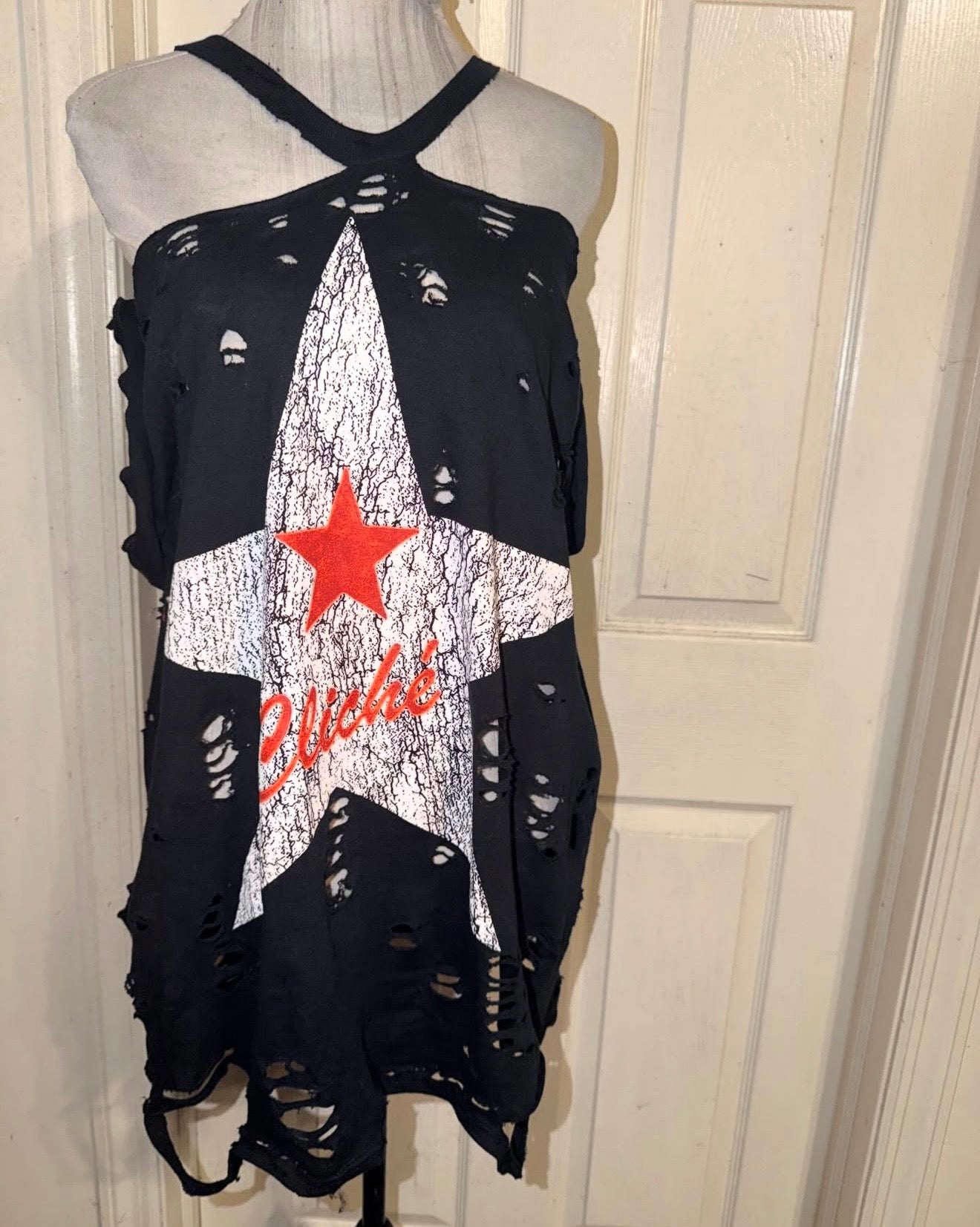 Machine Gun Kelly Double Sided Oversized Distressed Tee (as is)