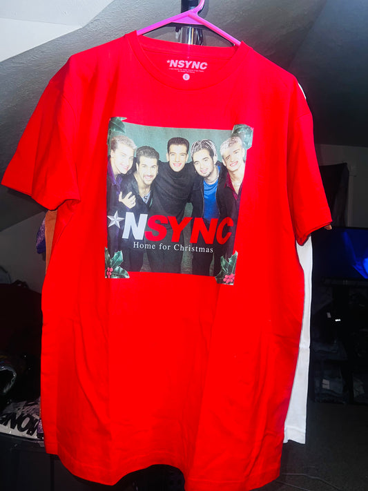 NSYNC Home for Christmas Oversized Tee