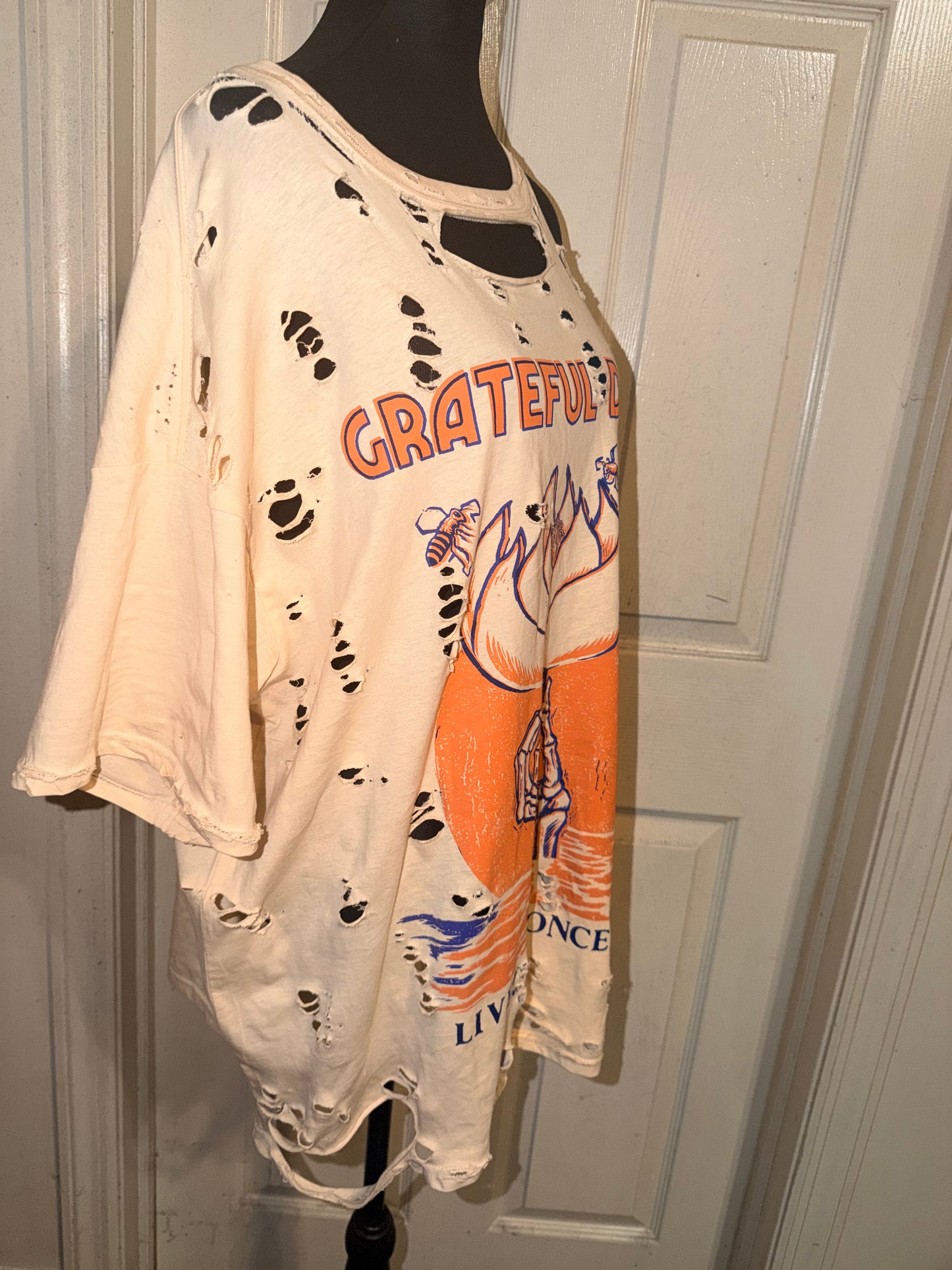Grateful Dead Oversized Distressed Tee (as is)