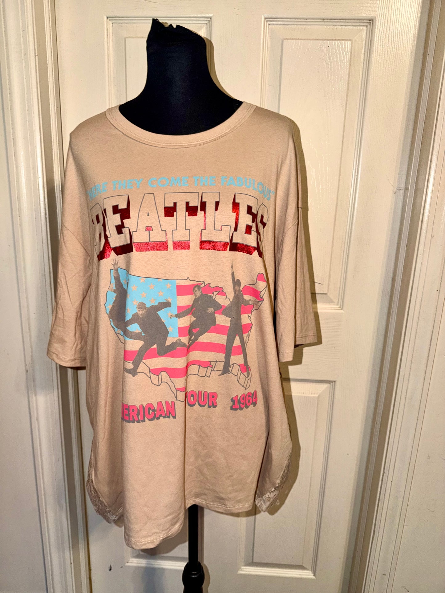 The Beatles Lace Oversized Tee