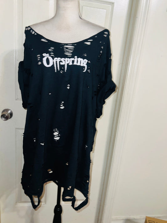 The Offspring Double Sided Oversized Distressed Tee
