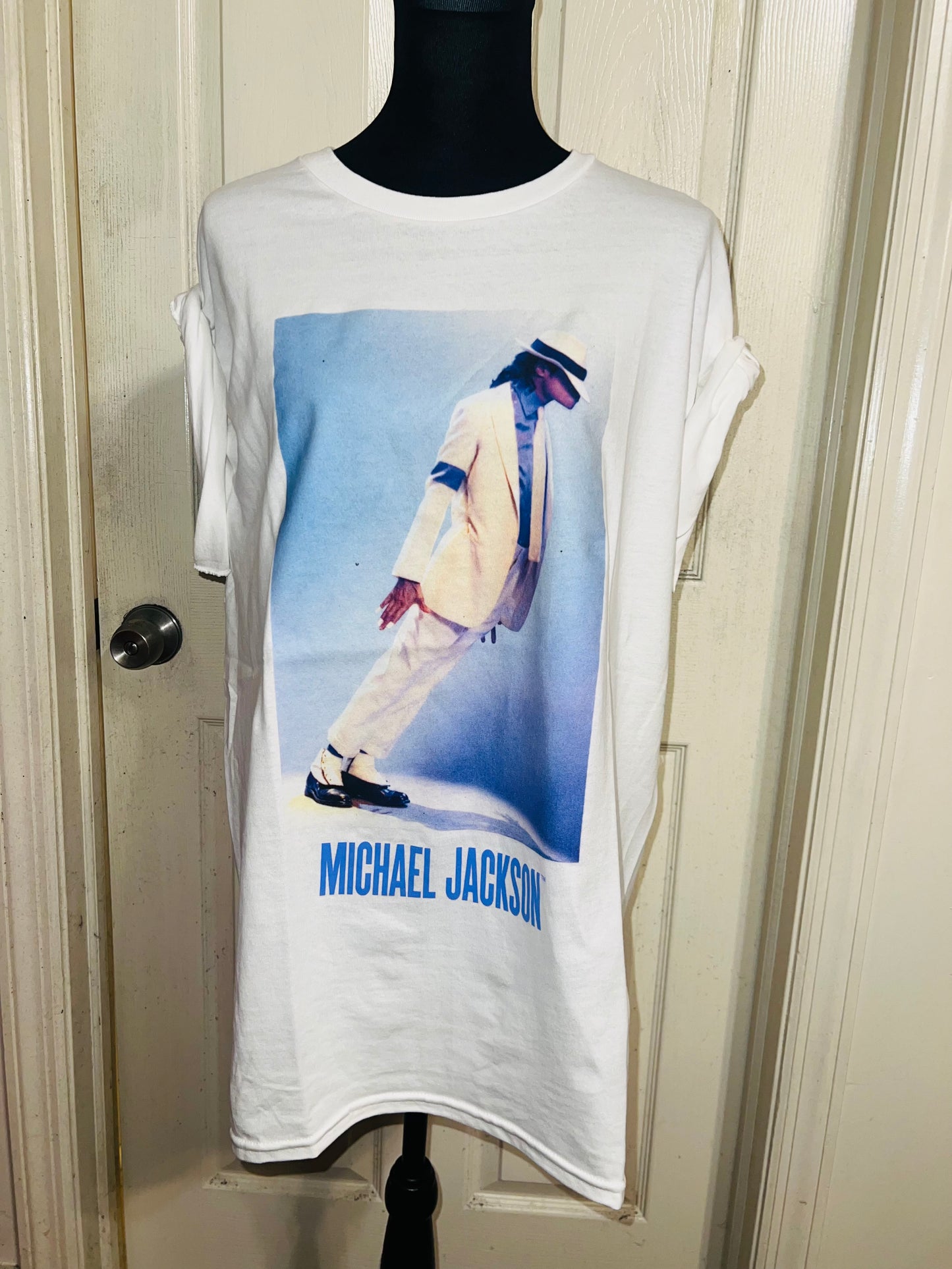 Michael Jackson Oversized Distressed T-Shirt