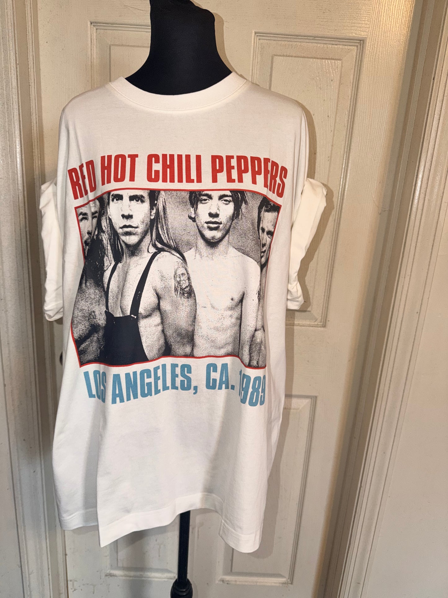 Red Hot Chili Peppers Oversized Distressed Tee