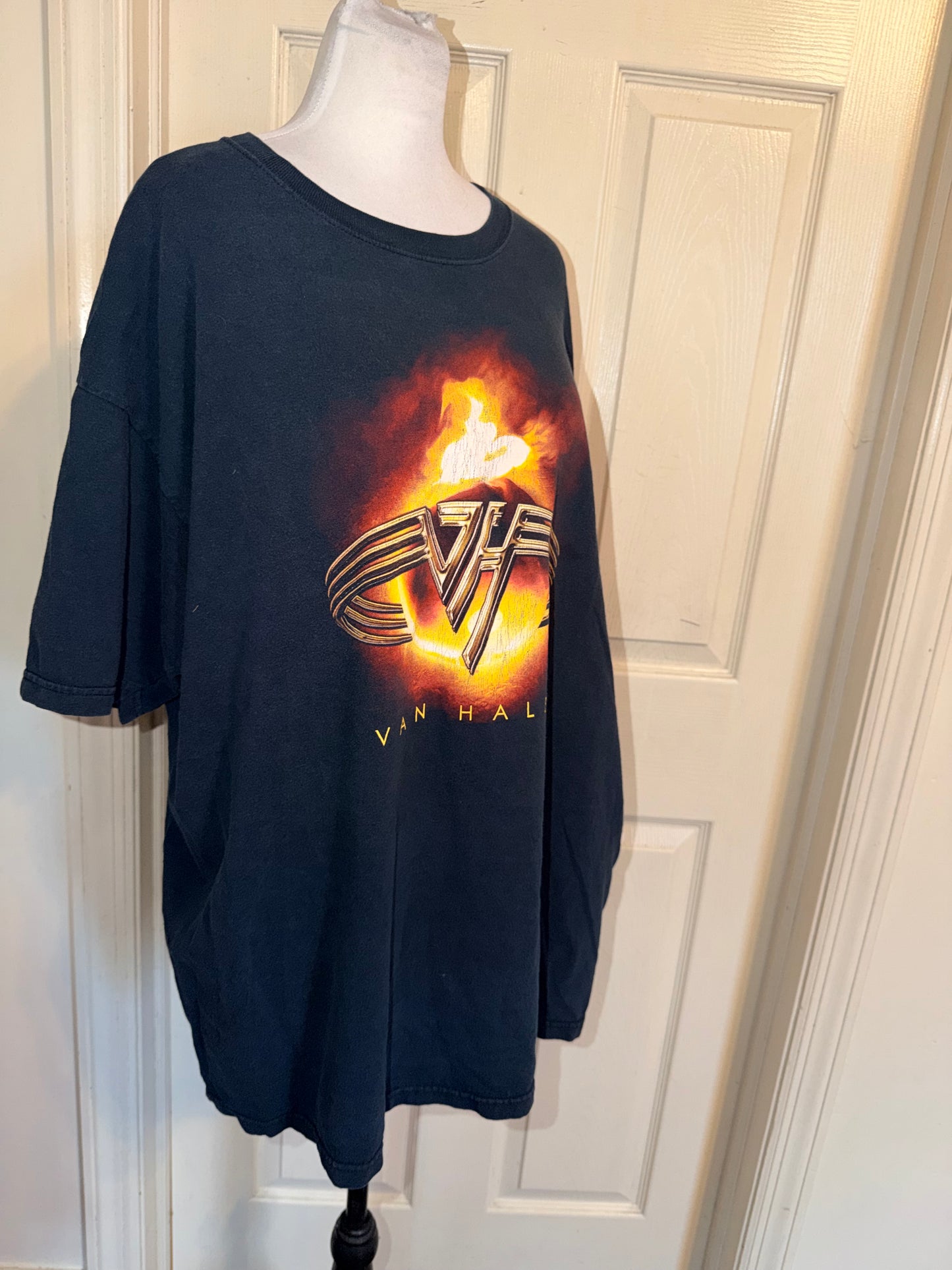 Van Halen Vintage Double Sided Oversized Distressed Tee
