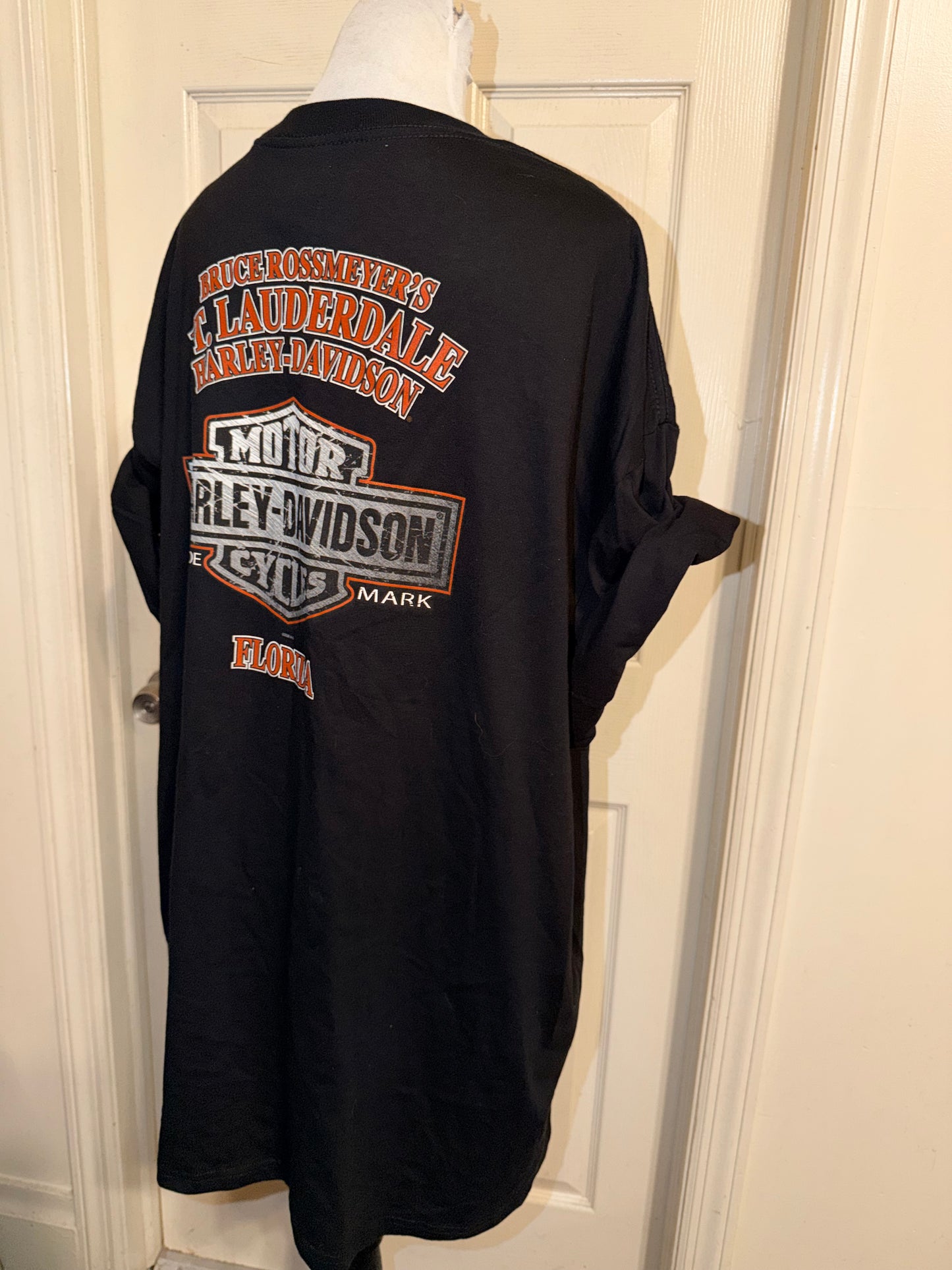 Harley Davidson Vintage Double Sided Oversized Tee