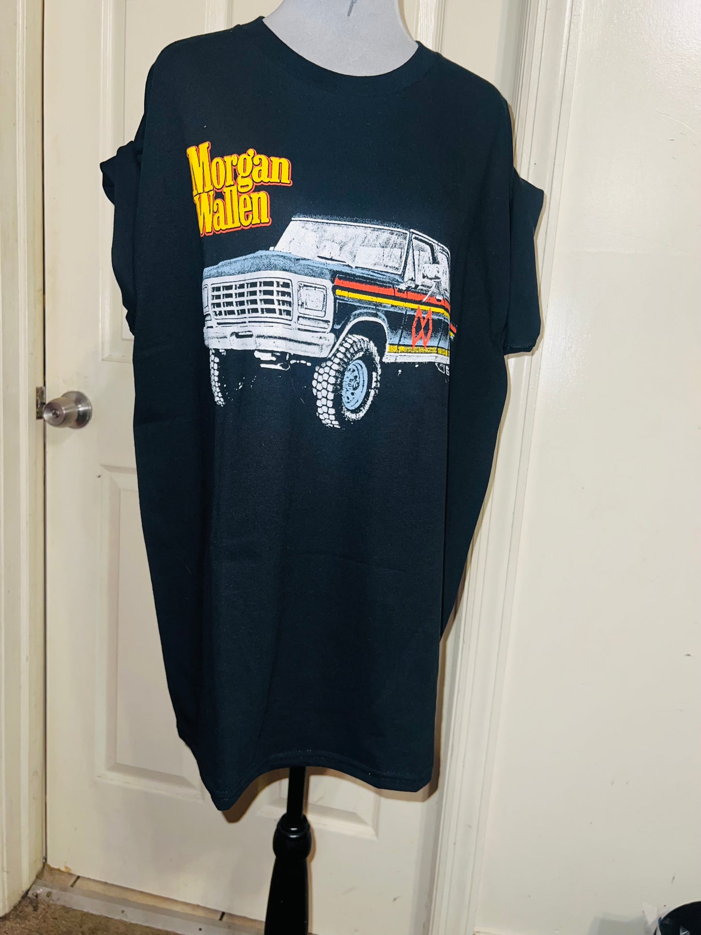 Morgan Wallen Oversized Distressed Tee