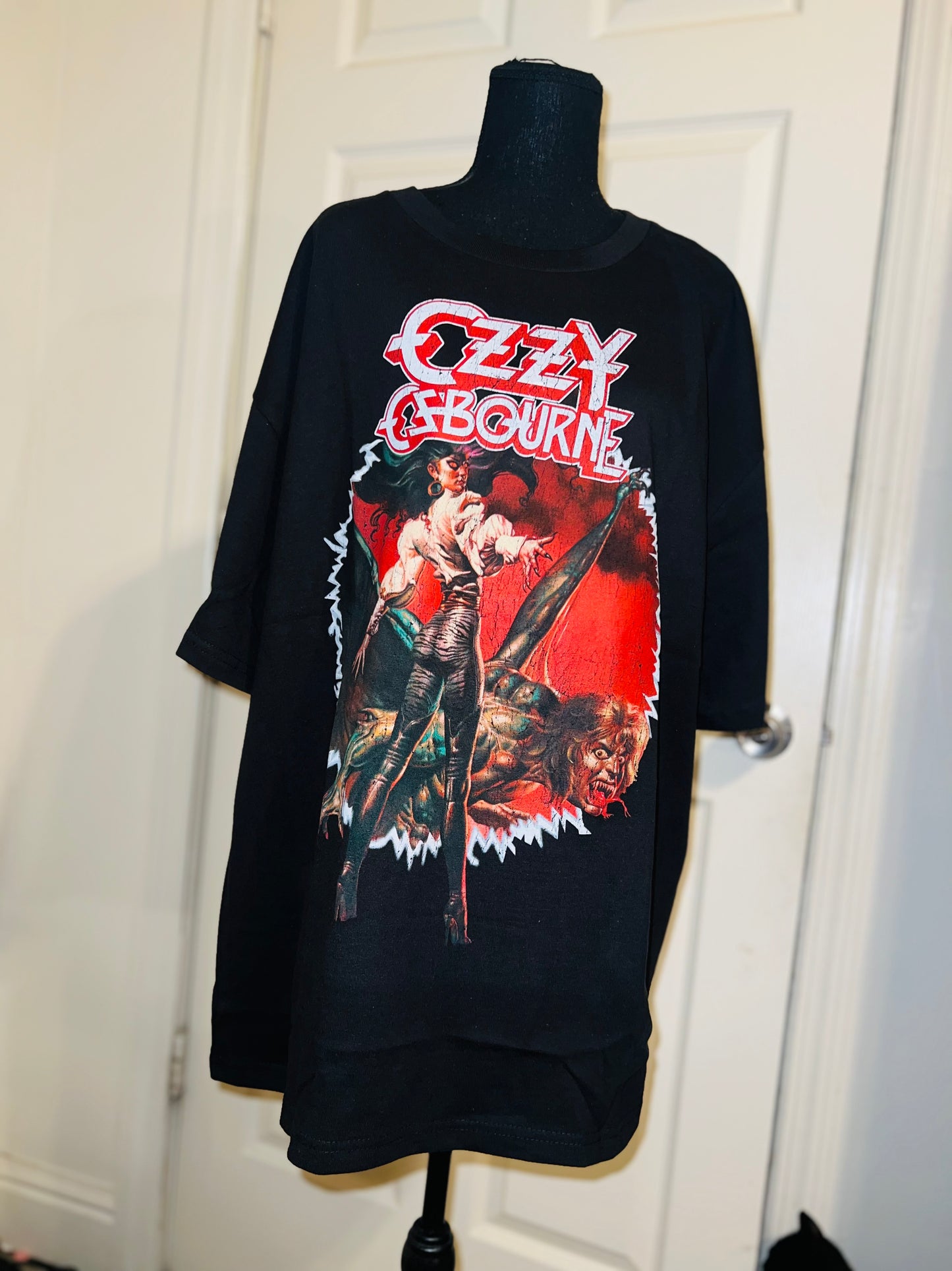 Ozzy Osbourne Oversized Distressed Tee