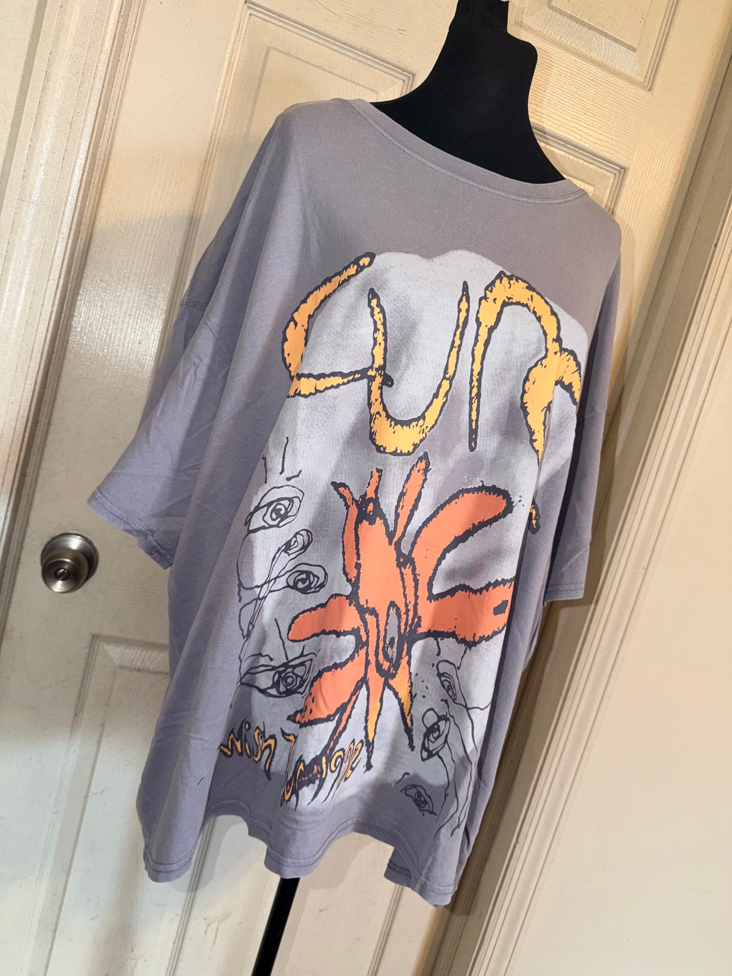 The Cure Oversized Distressed Tee