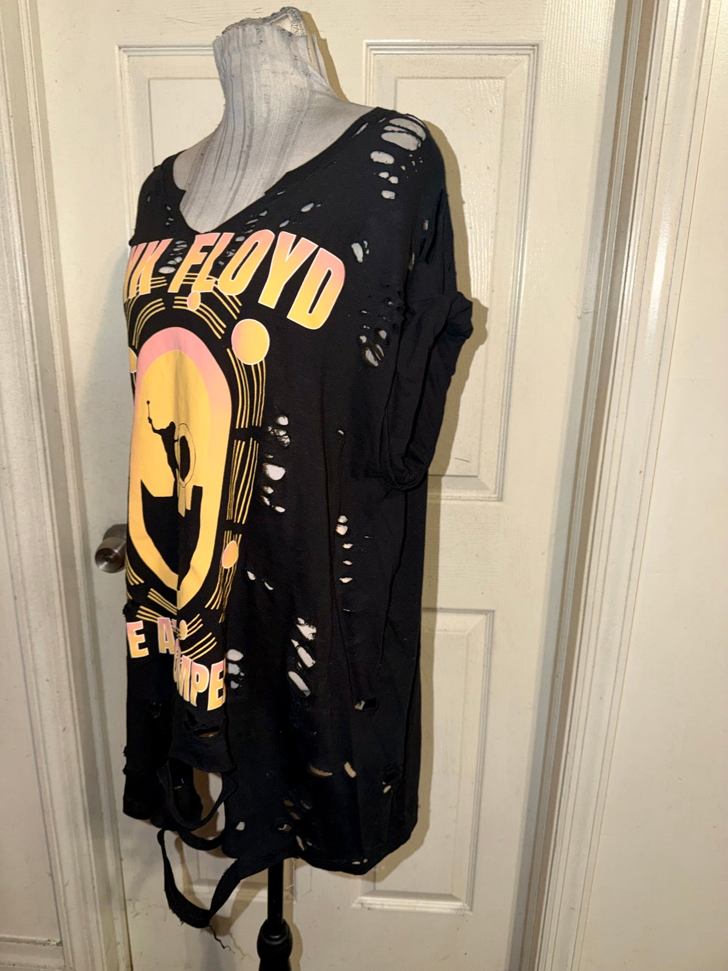 Pink Floyd Oversized Distressed Tee (as is)