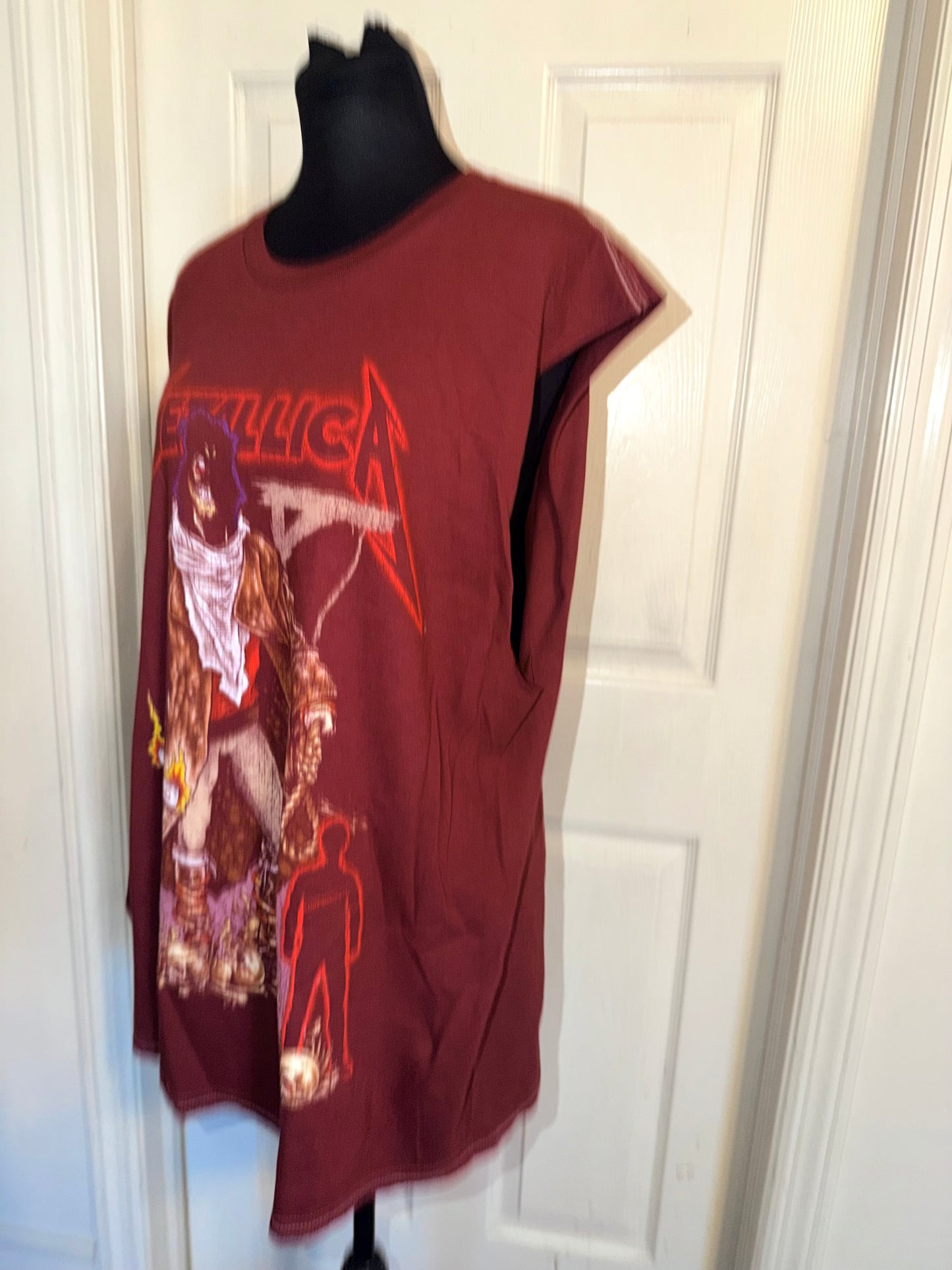 Metallica Oversized Double Sided Tann