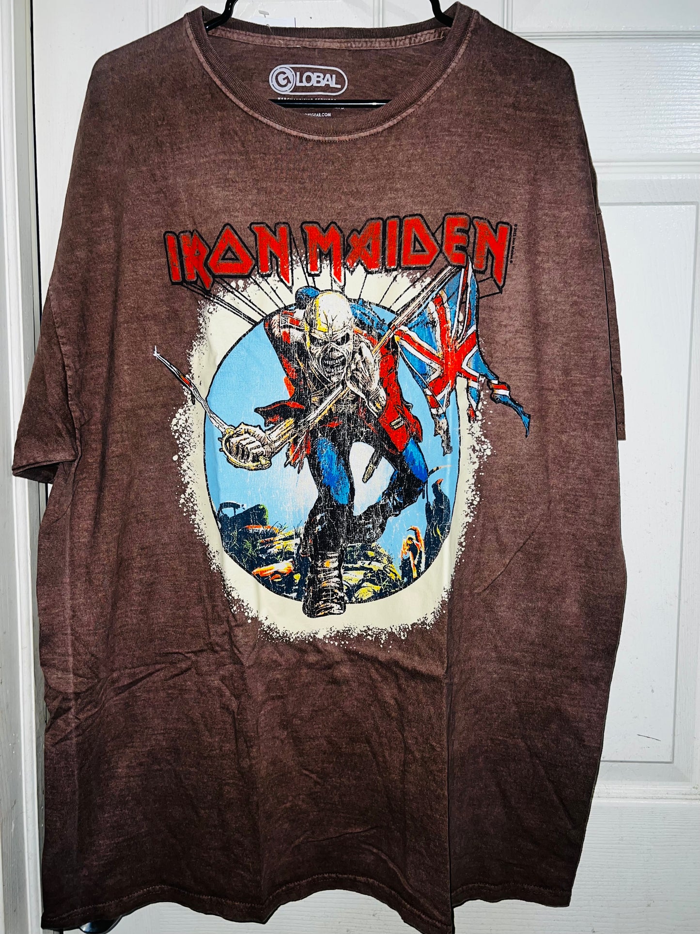 Iron Maiden Oversized Distressed Tee