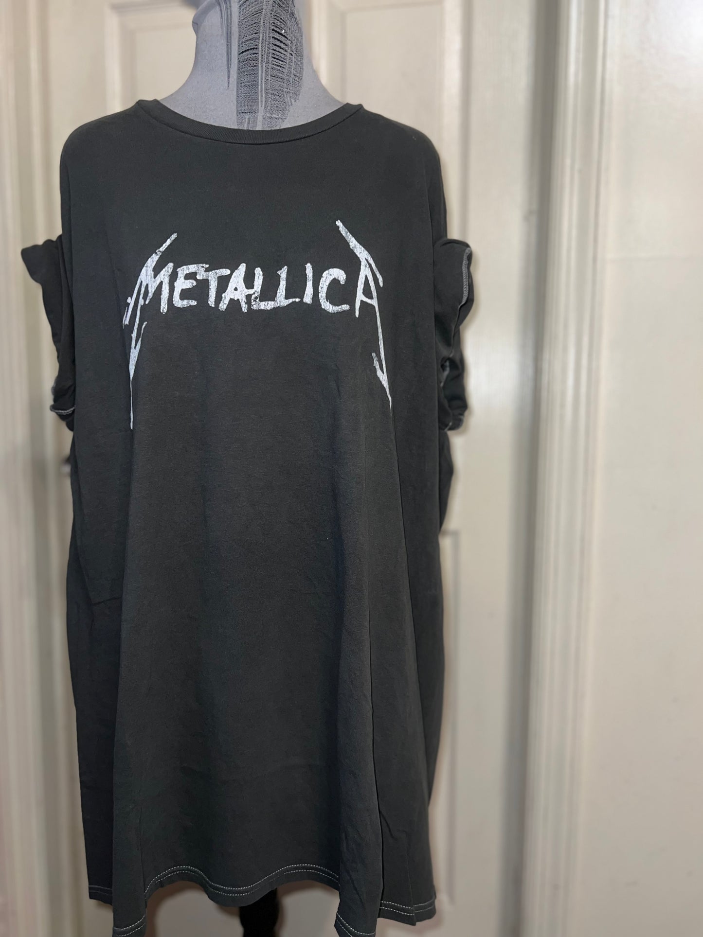 Metallica Double Sided Oversized Distressed Tee