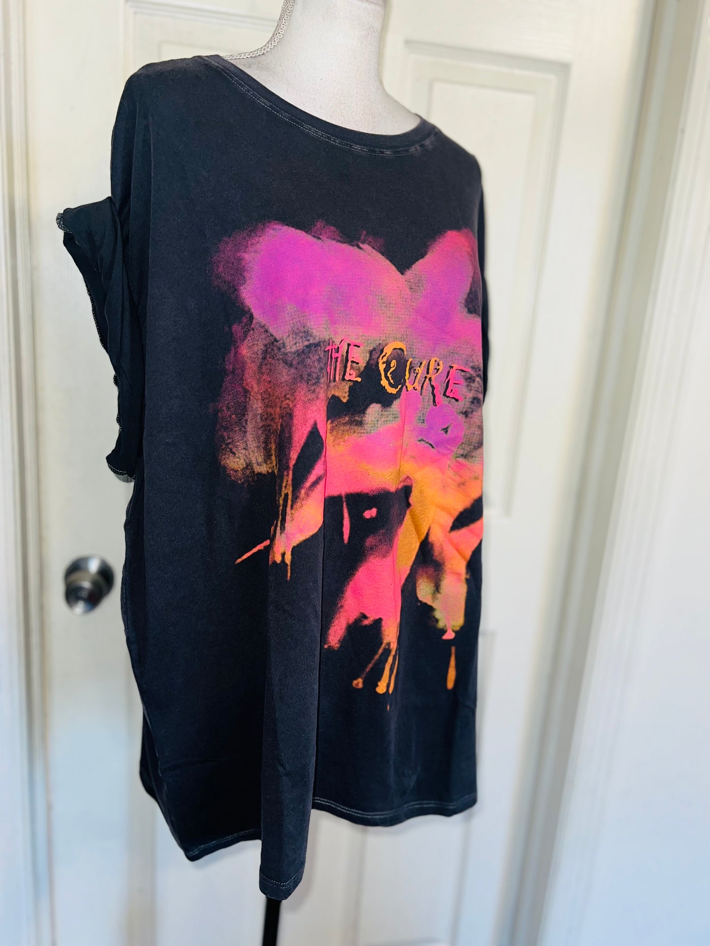 The Cure Oversized Distressed Tee