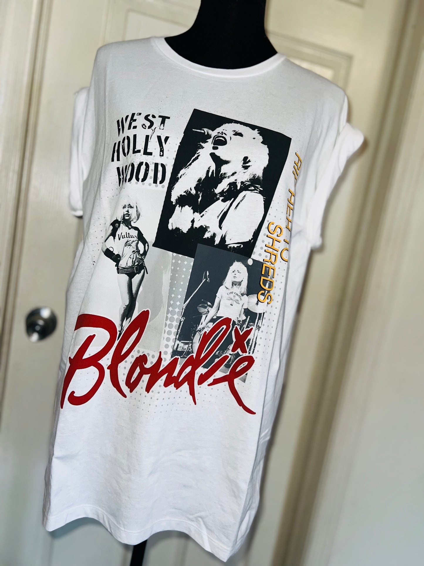 Blondie Oversized Distressed Tee