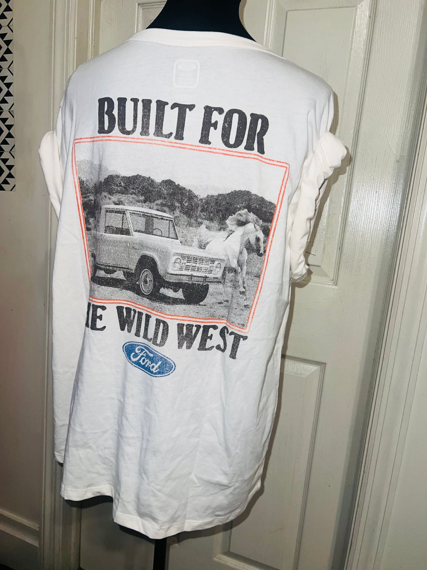 Ford Bronco Wild West Double Sided Distressed Tee