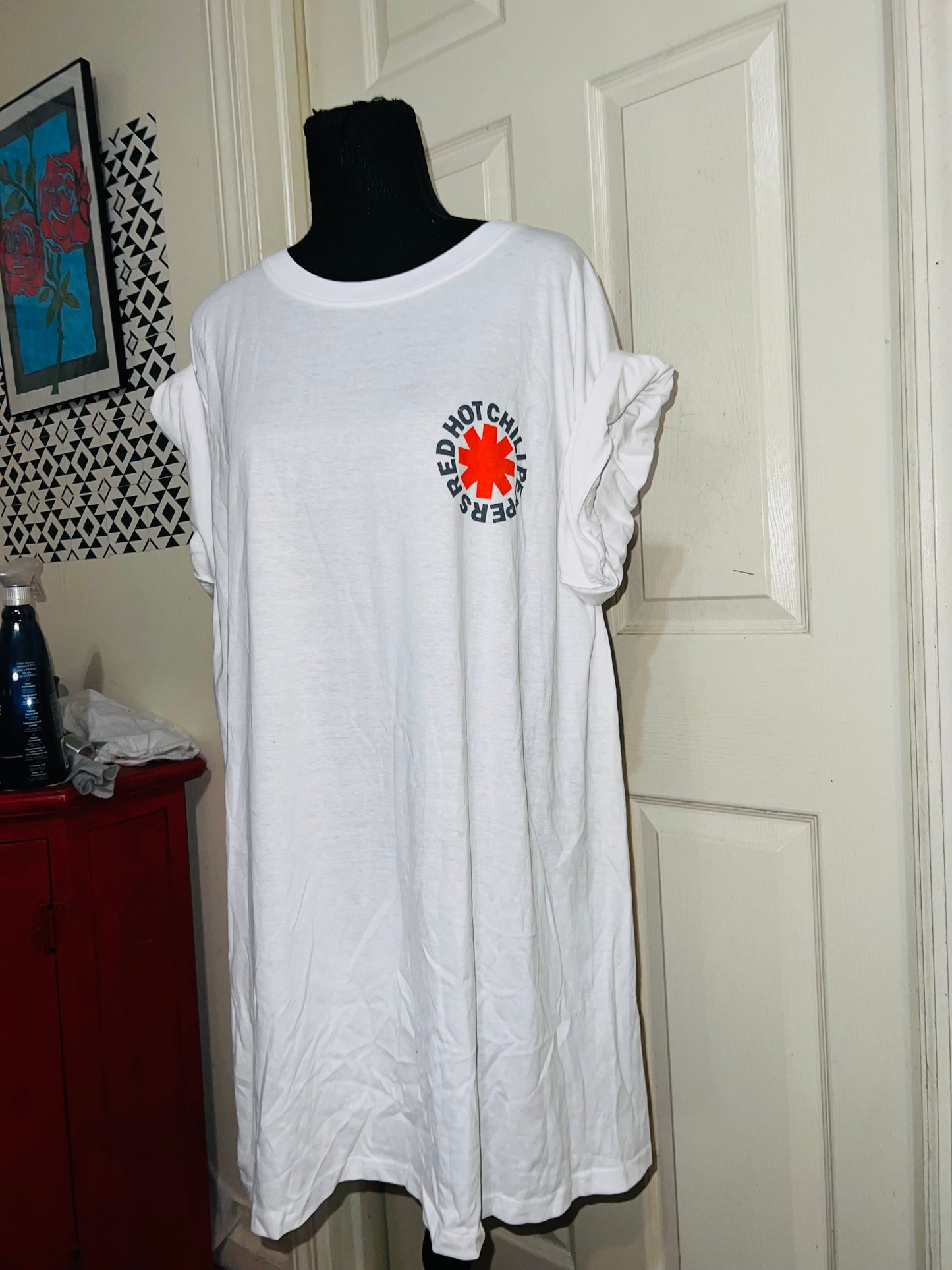 Red Hot Chili Peppers Double Sided Oversized Tee