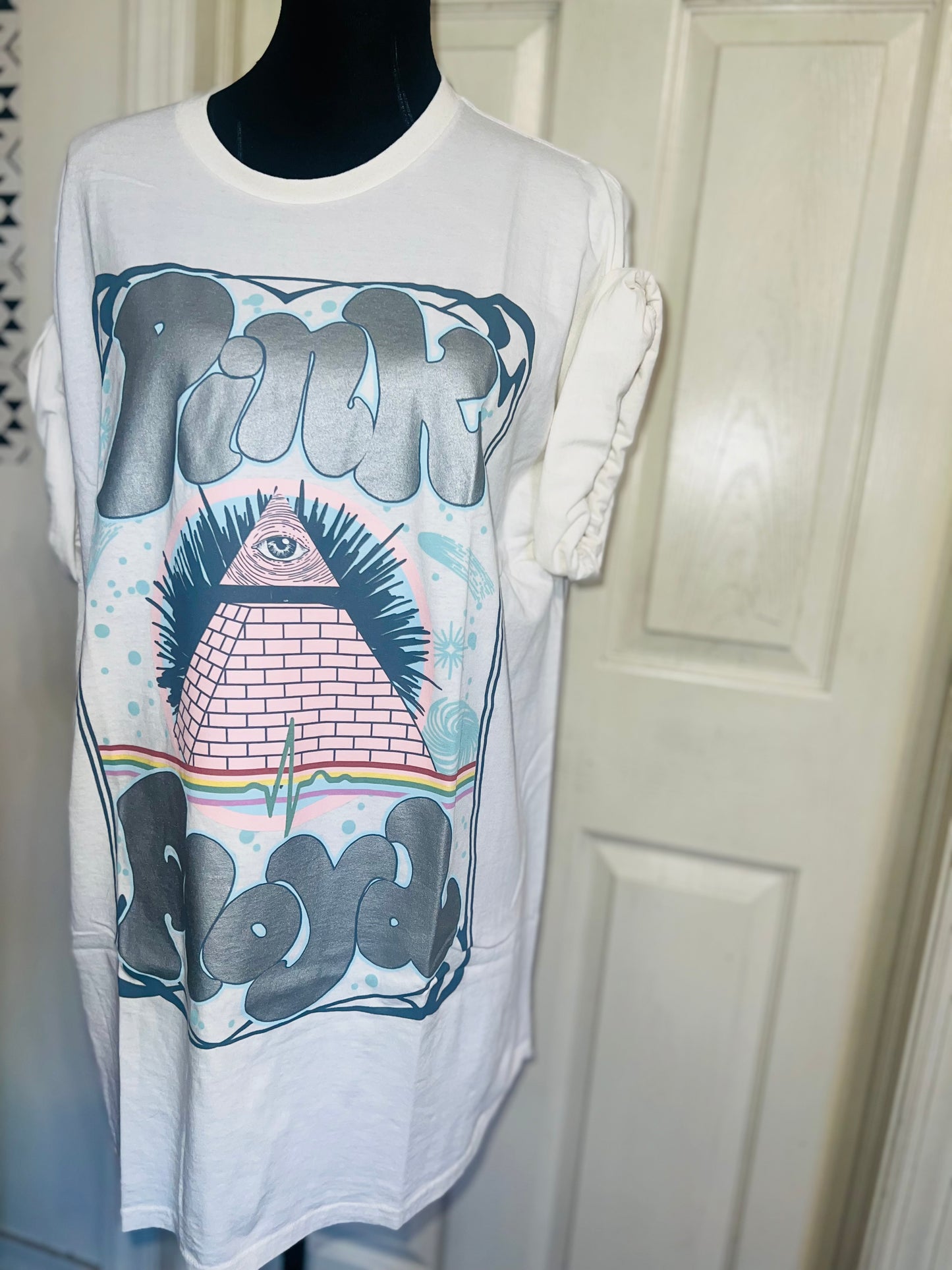 Pink Floyd Oversized Distressed Tee