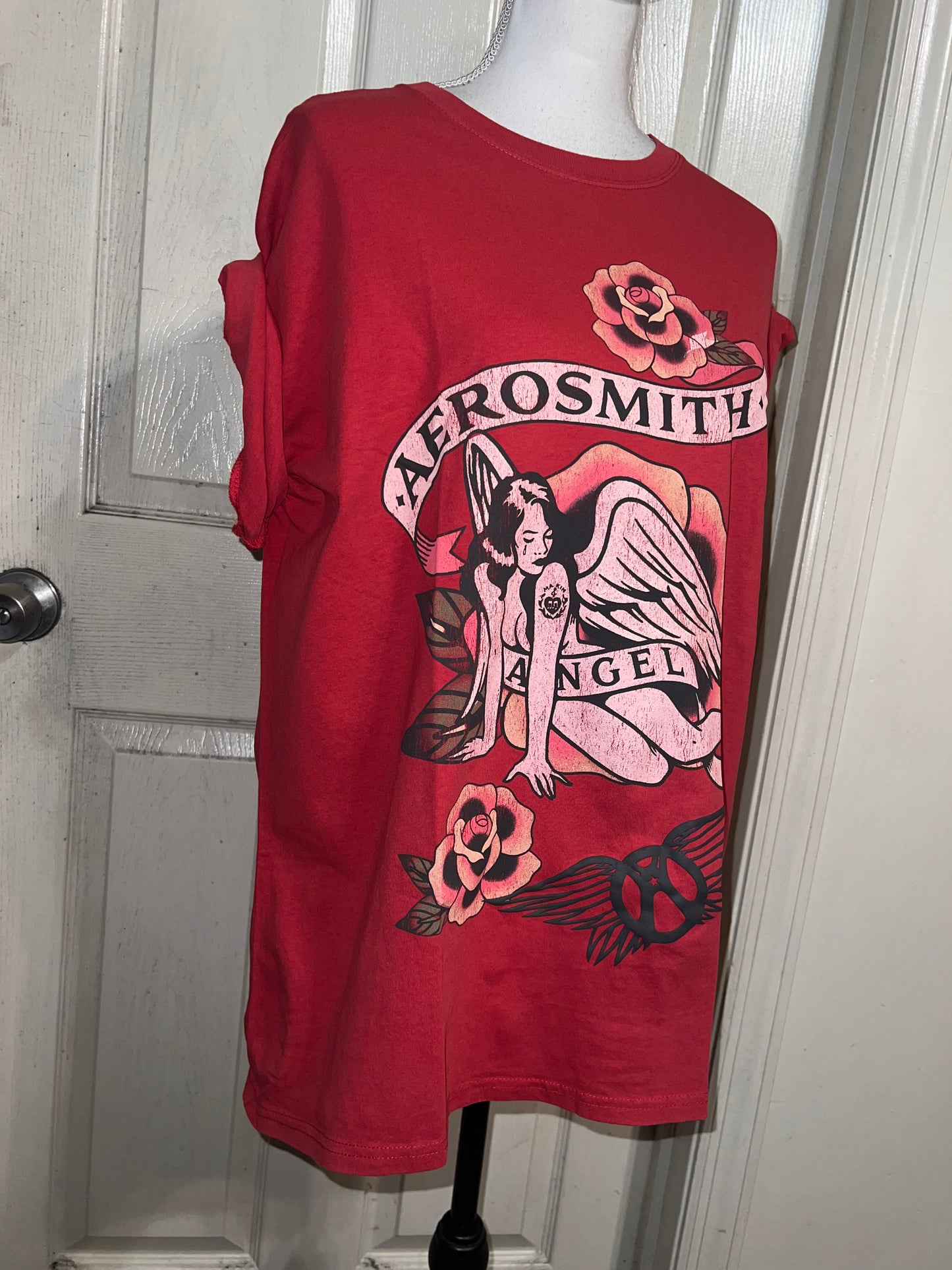 Aerosmith Oversized Distressed Tee