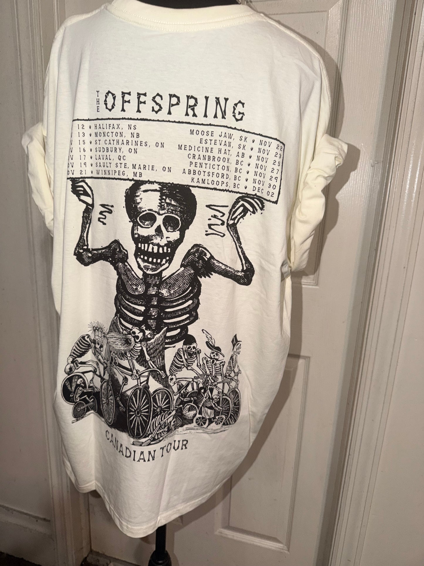 The Offspring Double Sided Oversized Distressed Tee