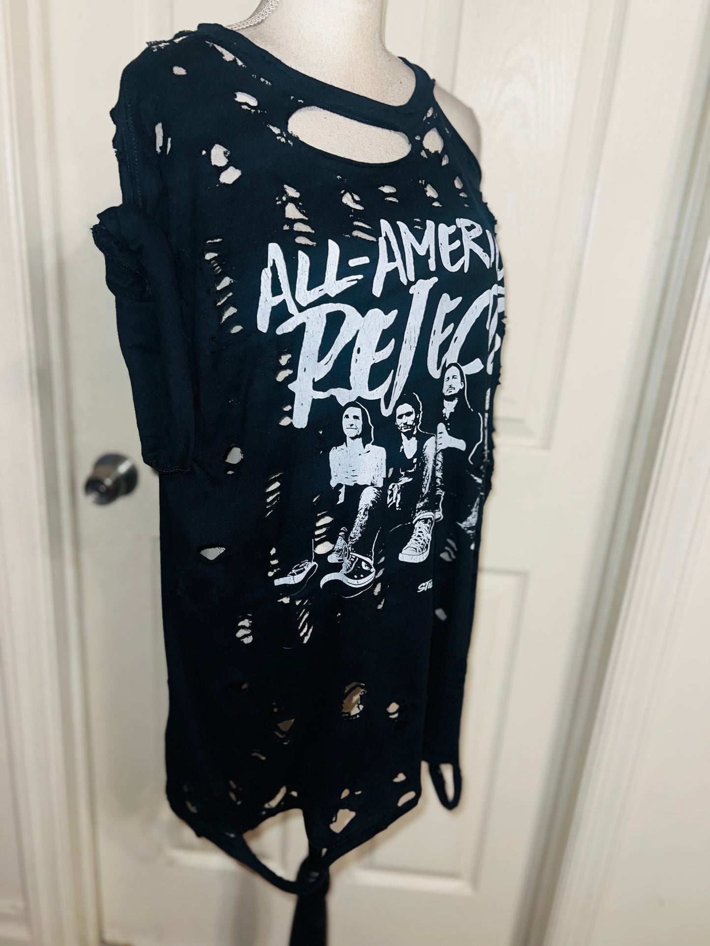 All American Rejects Oversized Distressed Tee