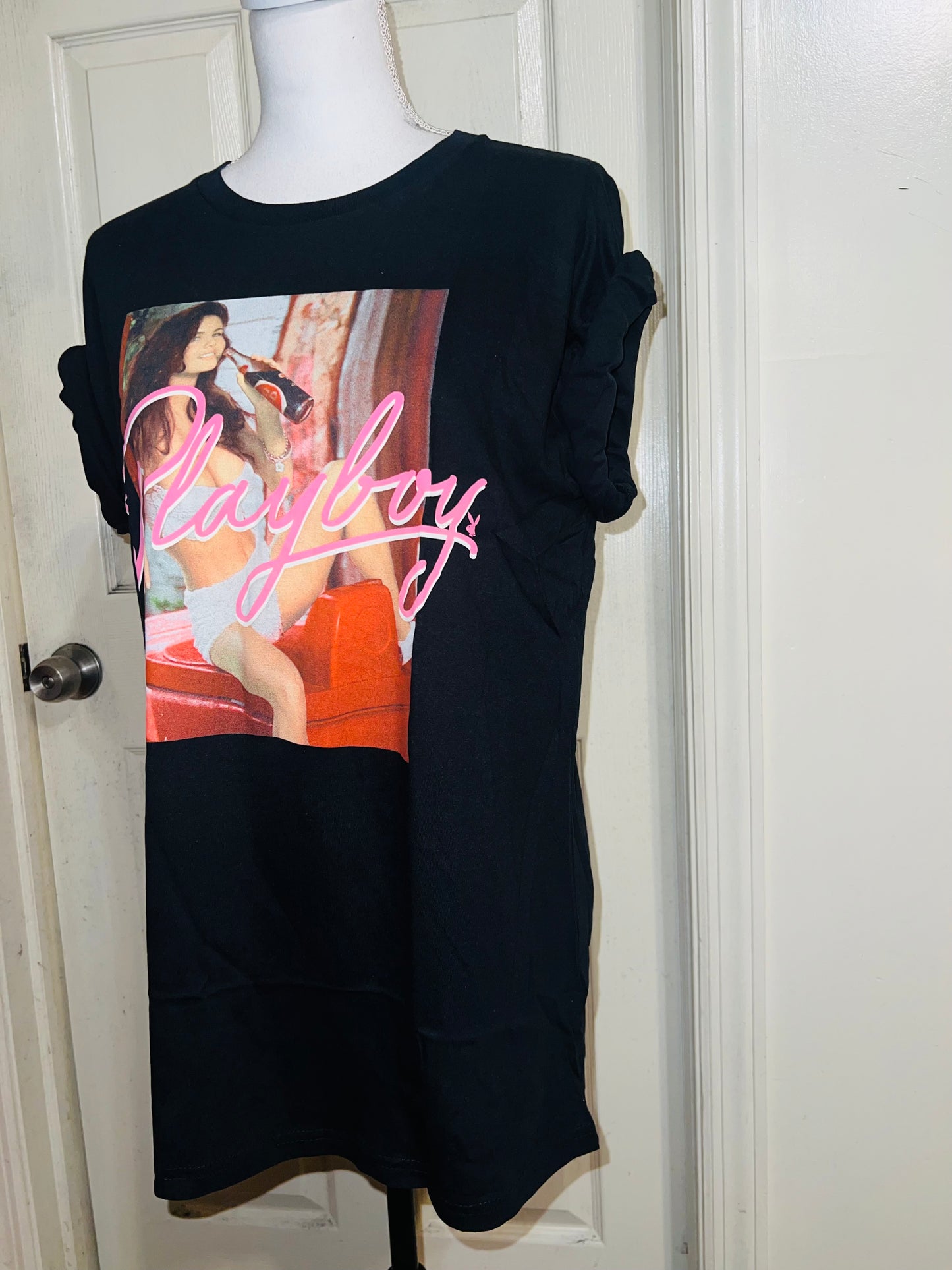 Playboy 1993 Cover Oversized Distressed Tee