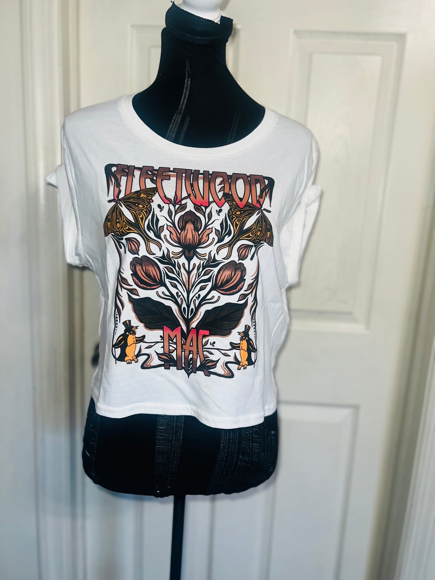 Fleetwood Mac Distressed Baby Tee