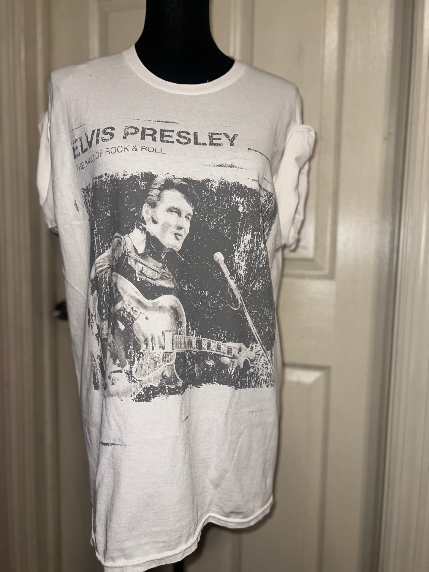 Elvis Oversized Distressed Tee